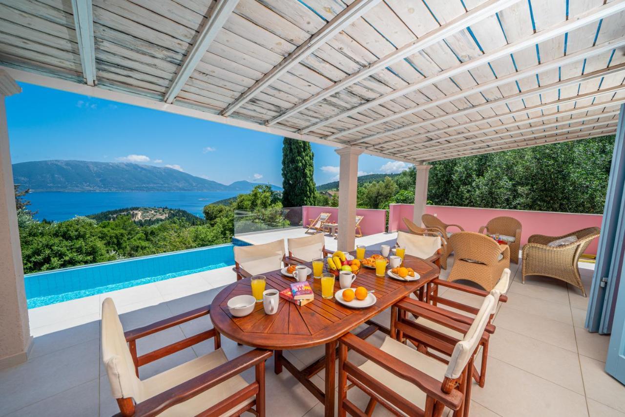 Villa Helios Sea View & Private Pool Near Fiskardo