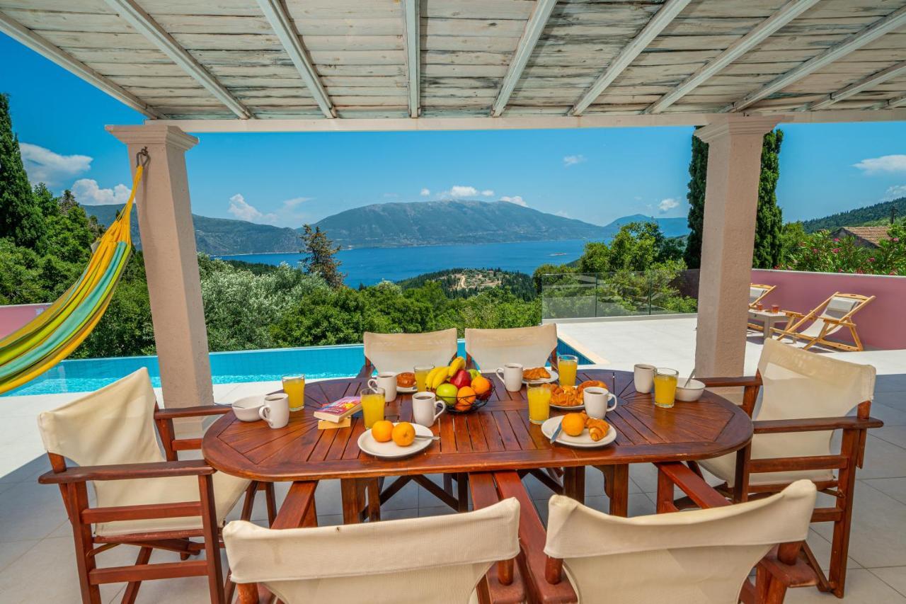 Helios Sea View & Private Pool Near Villa Fiskardo