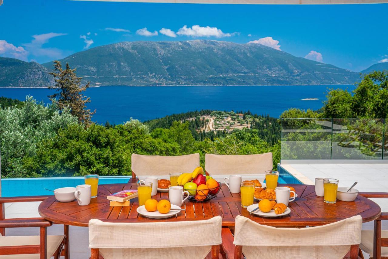 Helios Sea View & Private Pool Near Villa *