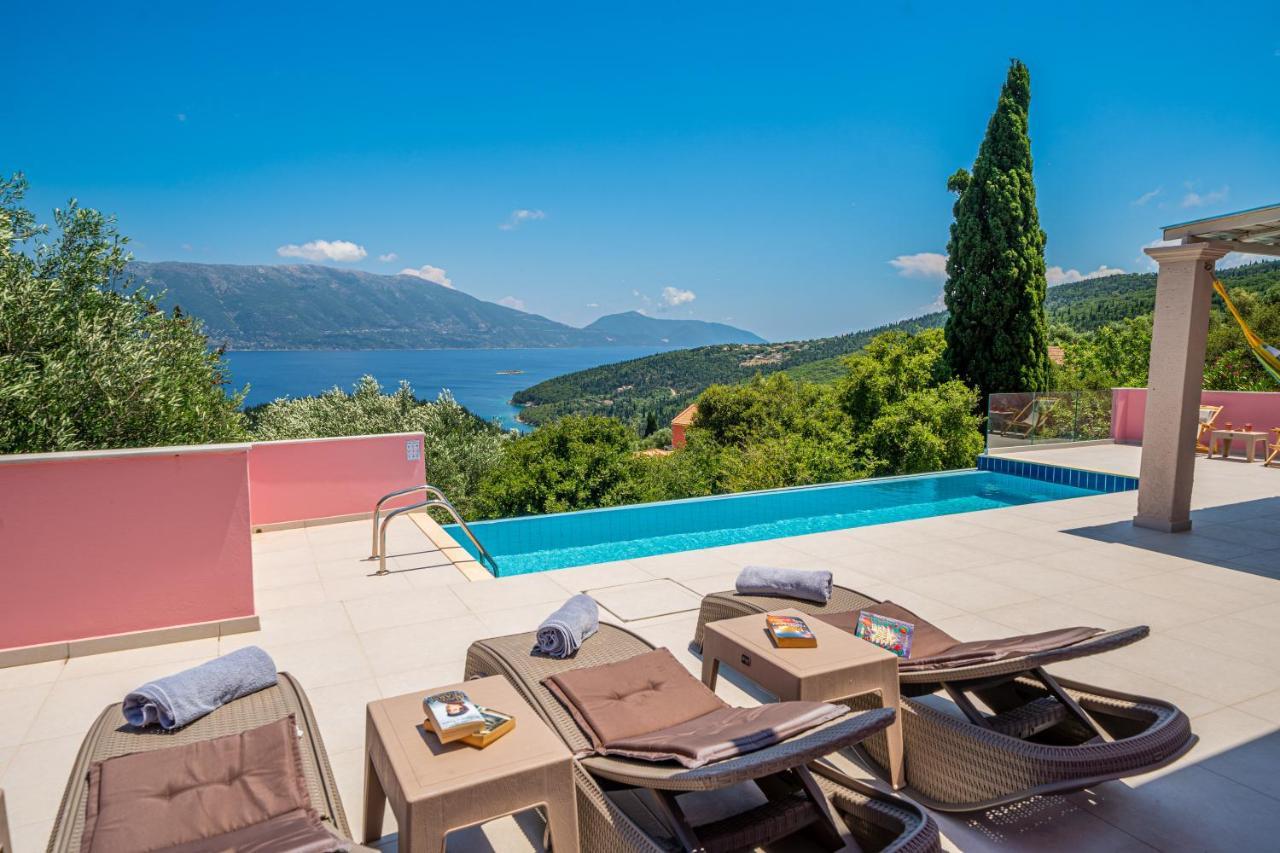 Helios Sea View & Private Pool Near Villa *