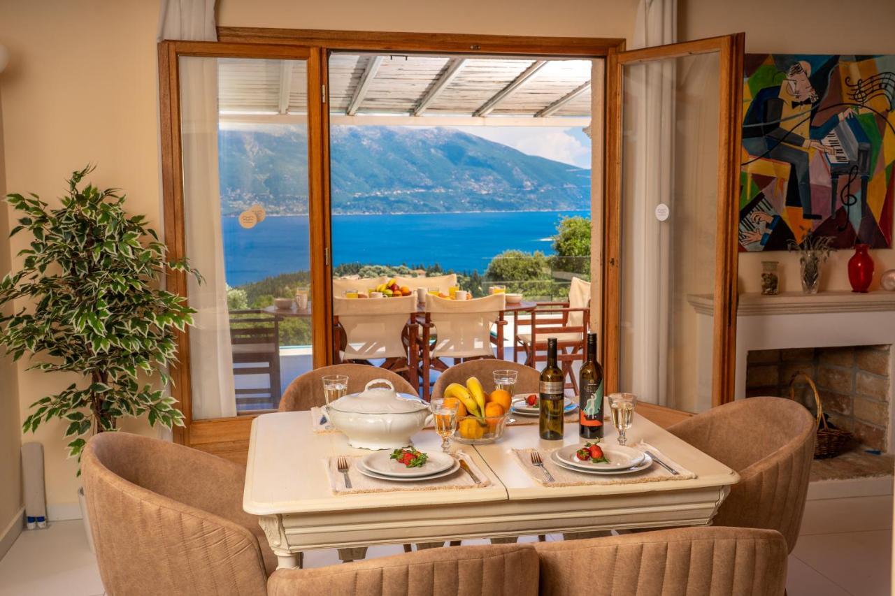 Villa Helios Sea View & Private Pool Near Fiskardo