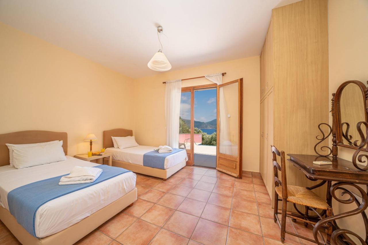 Helios Sea View & Private Pool Near Villa *