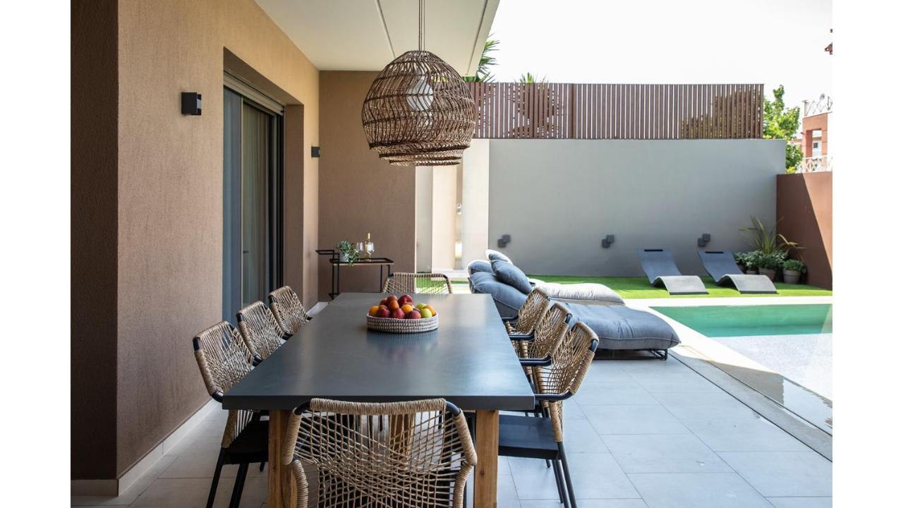 Salina - With Private Heated Eco-pool, Sauna & Jaccuzi Hot Tub Villa Volos