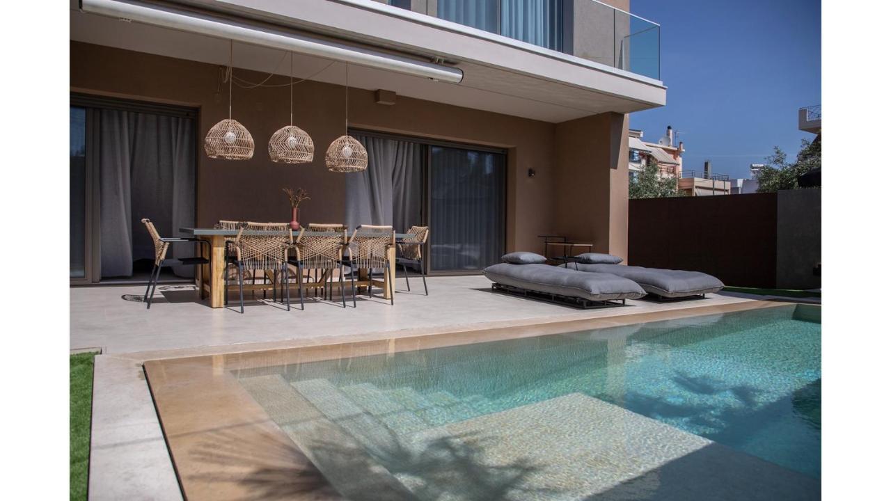 Salina - With Private Heated Eco-pool, Sauna & Jaccuzi Hot Tub Villa Volos
