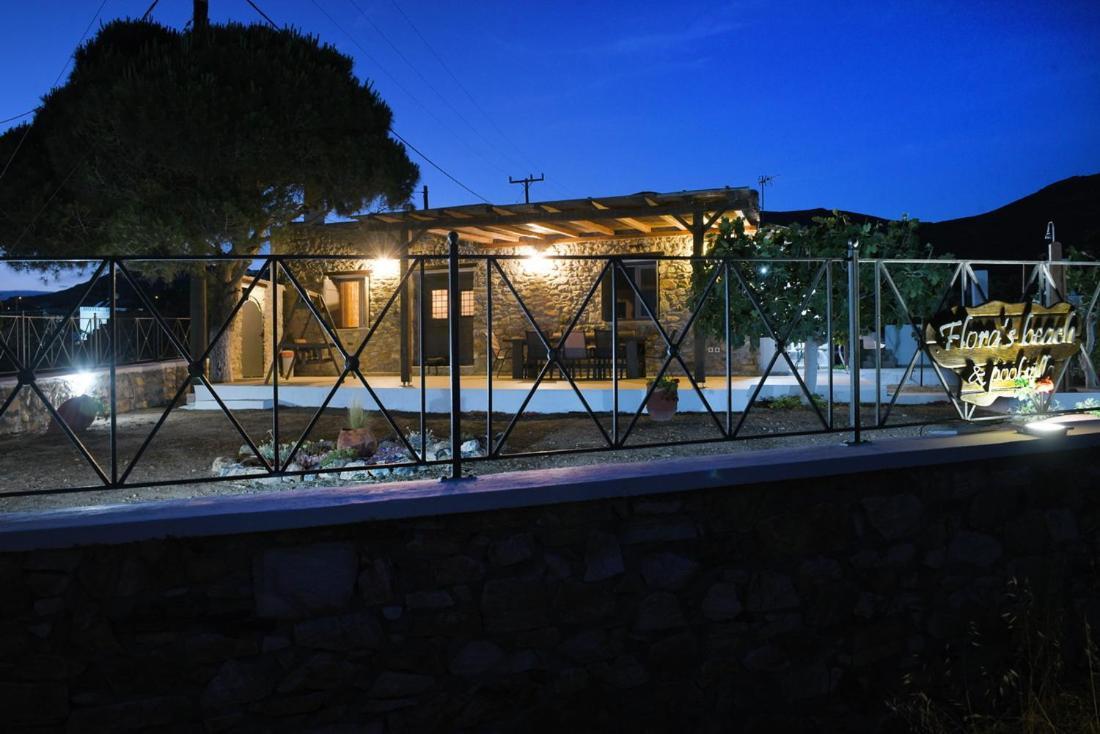 Flora's And Pool In Syros *