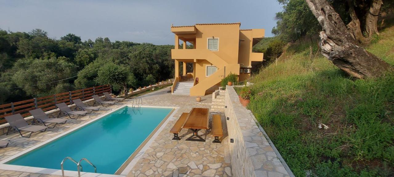 Villa Kostas-ne Corfu With Heated Salt Swimming Pool