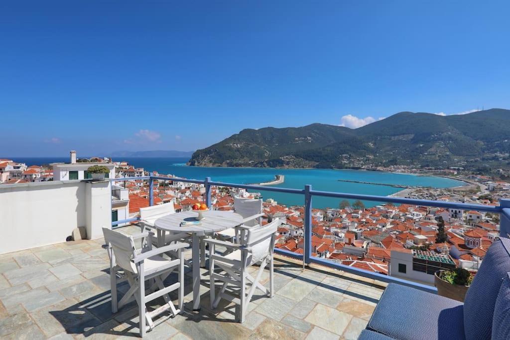 Blue Spiridon With Amazing Views Apartment Skopelos Town
