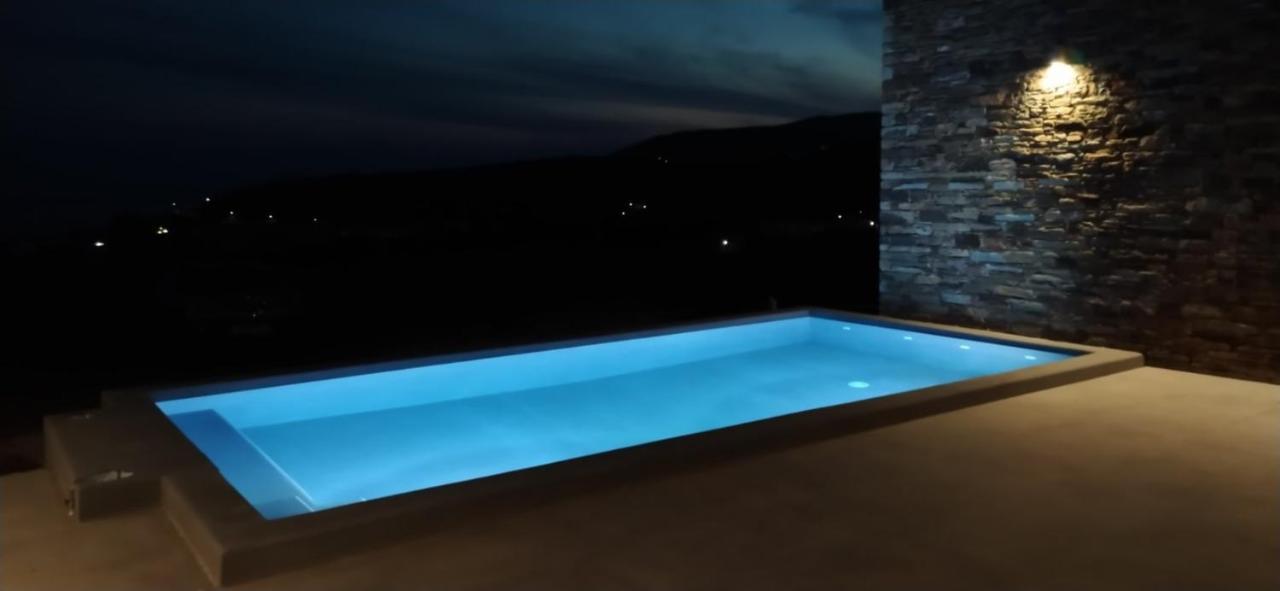 Gray And Blue Villa Andros Town
