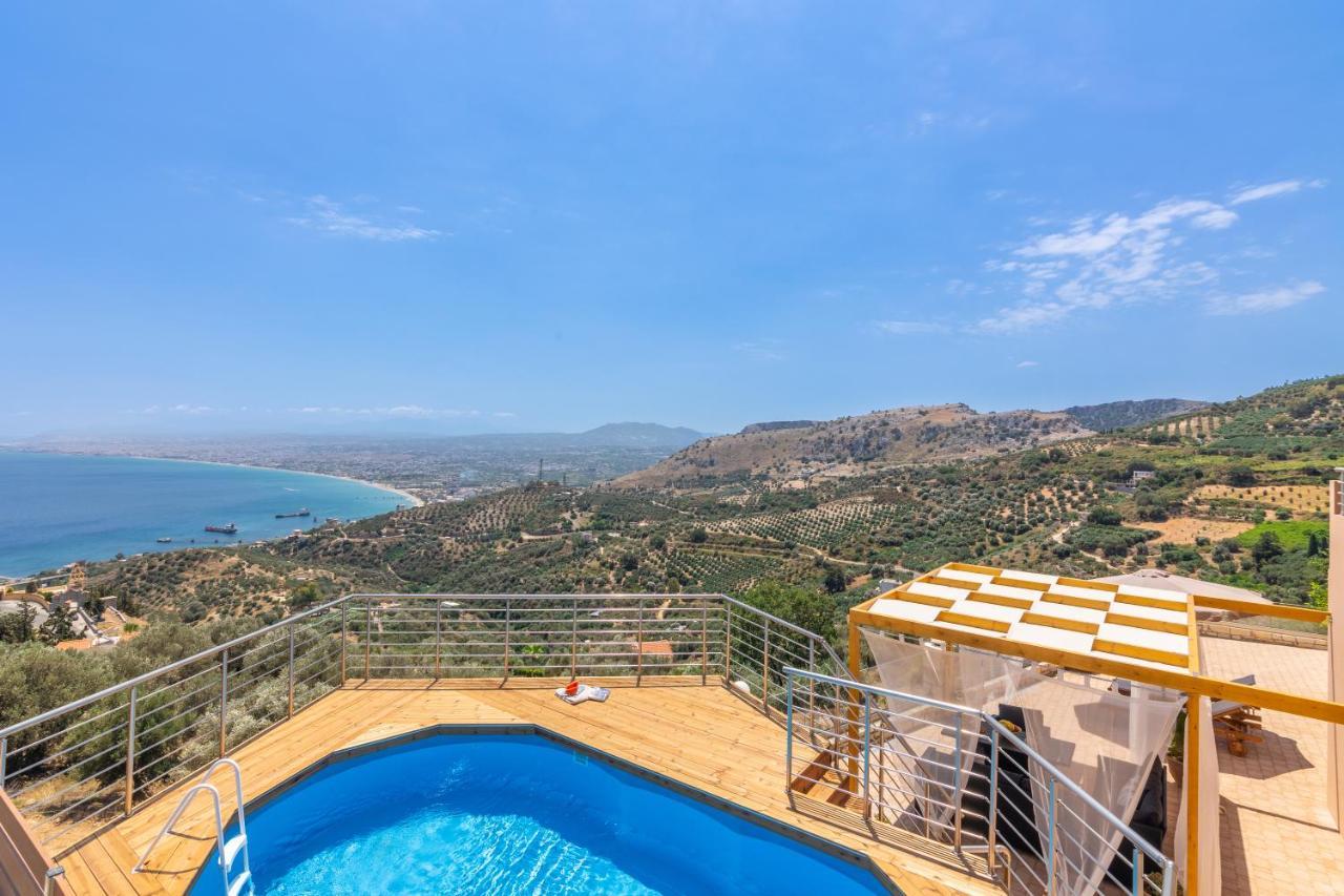 Nami _privatepool_ Seaview Palaiokastro (Crete)