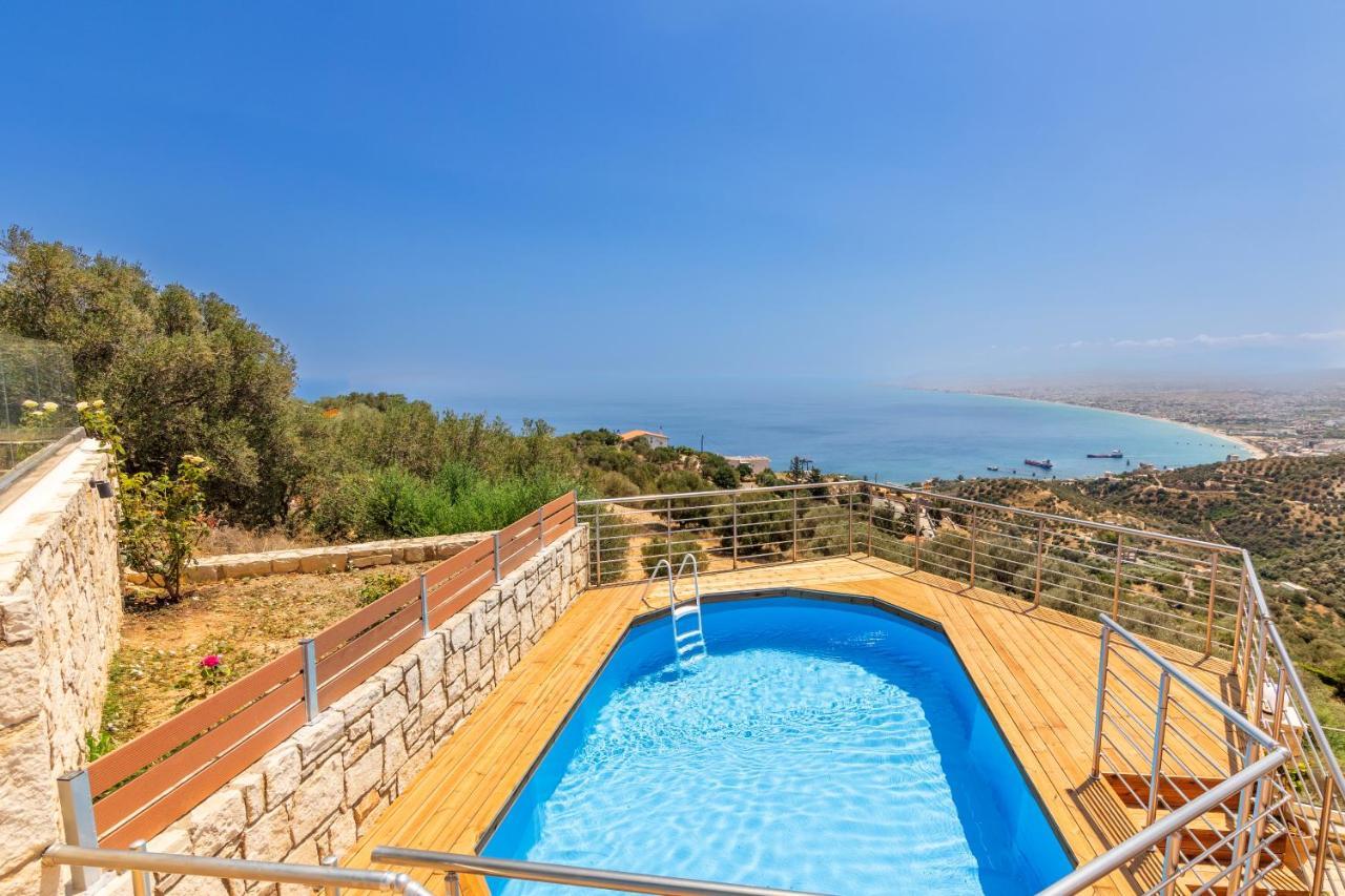 Nami _privatepool_ Seaview Villa Palaiokastro (Crete)