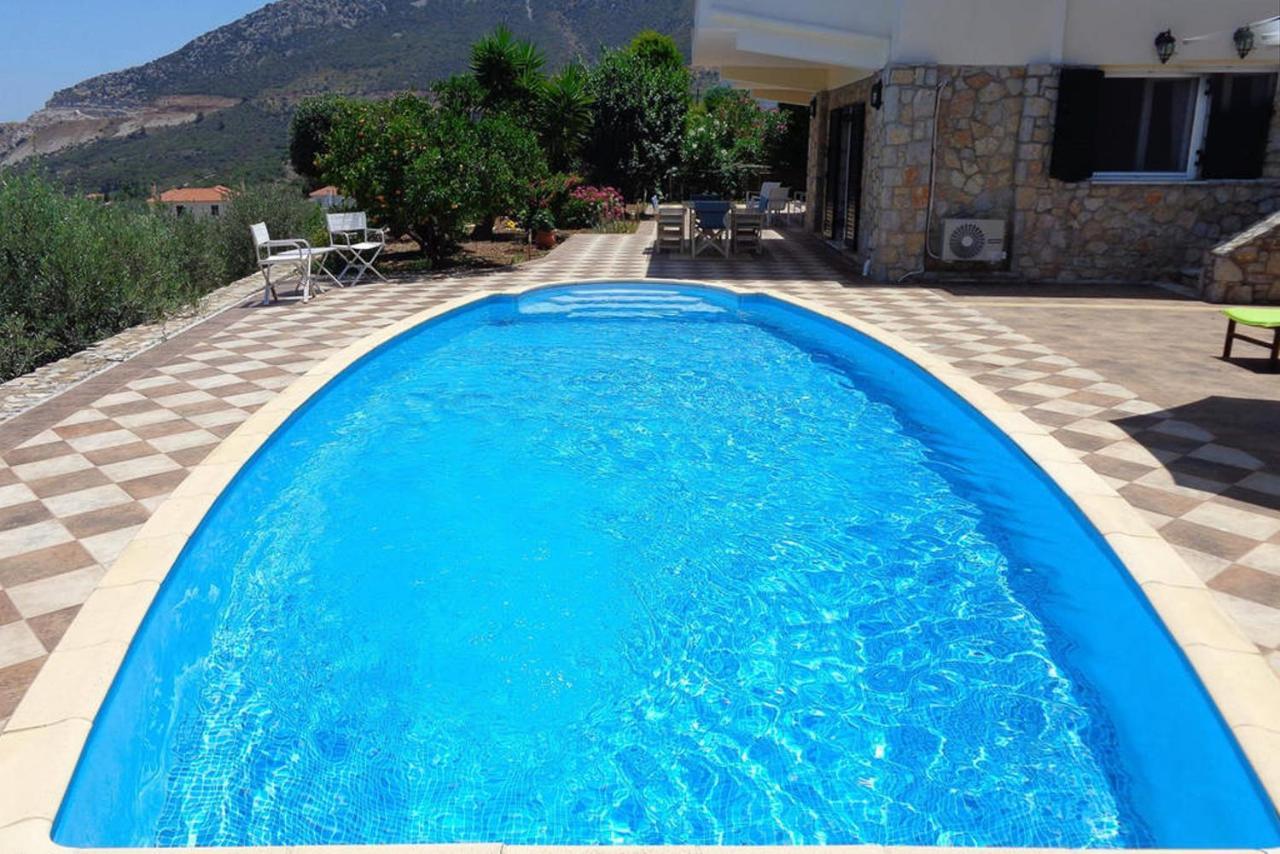 Luxury With Pool Overlooking A Majestic View Villa Epidaurus