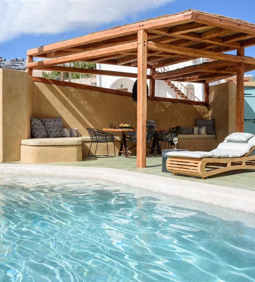Villa Luxury Santorini Potamos: Private Heated Pool Retreat Exo Gonia