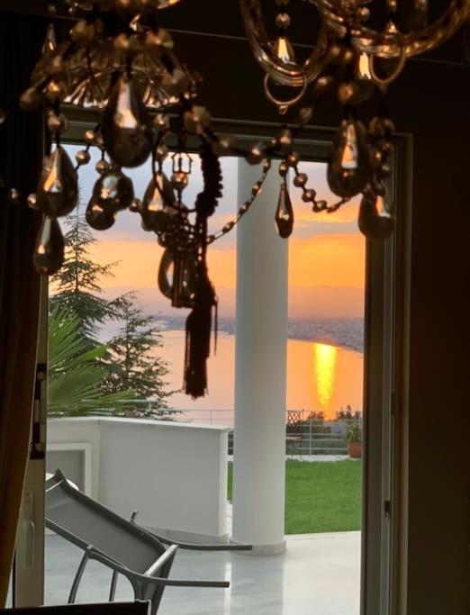 Villa Marine's Lux Villa:golden Sunset Kalamata