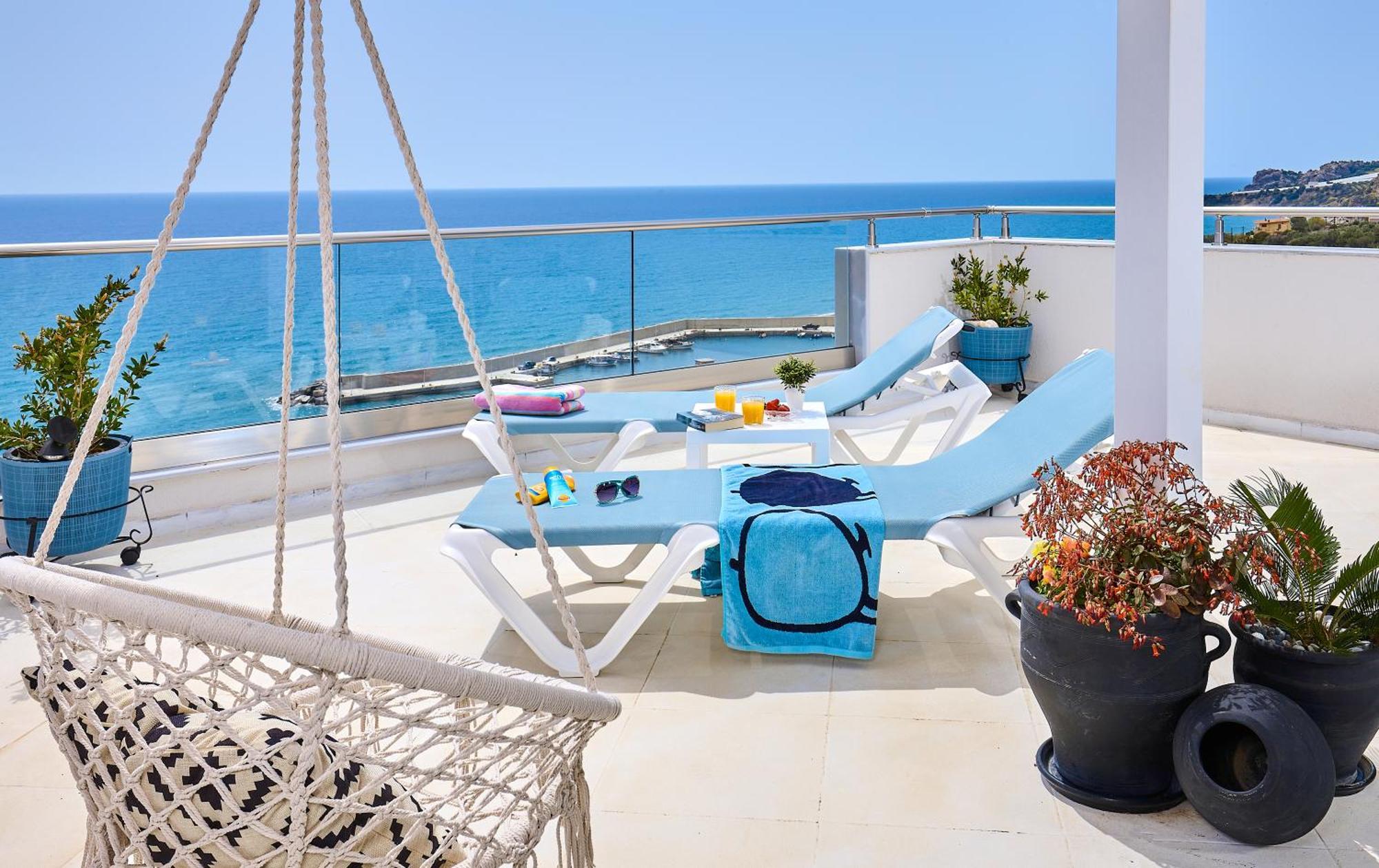 Breathtaking Sea View Flat In South Crete