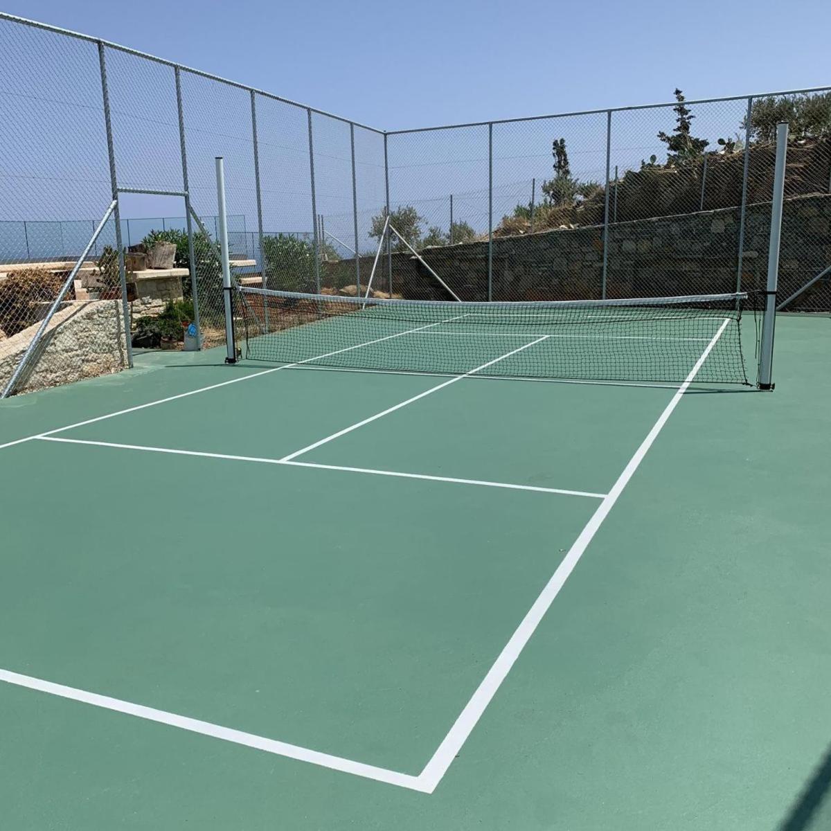 Sea Views At Anemomylos With Heated Pool, Ping Pong And Tennis Villa Agia Pelagia (Crete)
