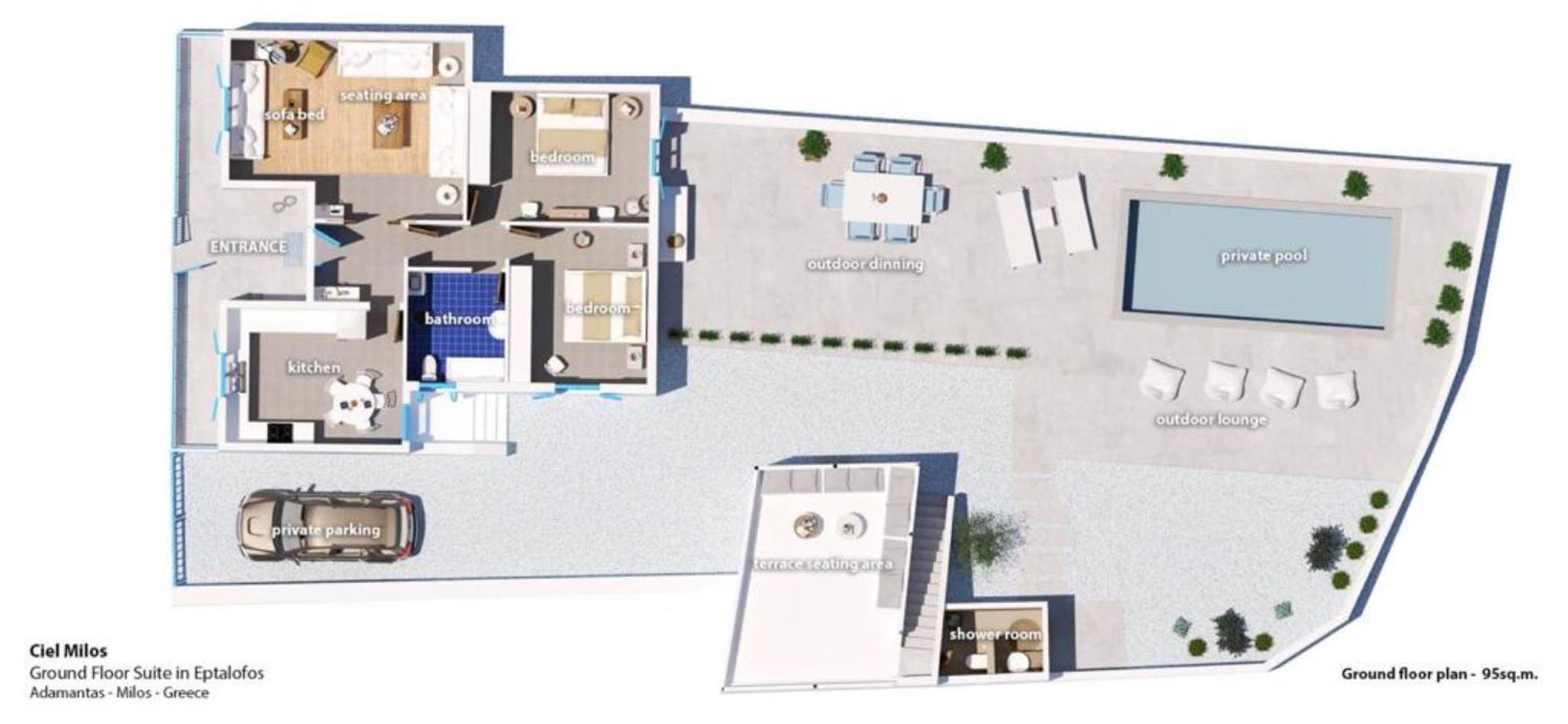 Ciel Milos Holiday home