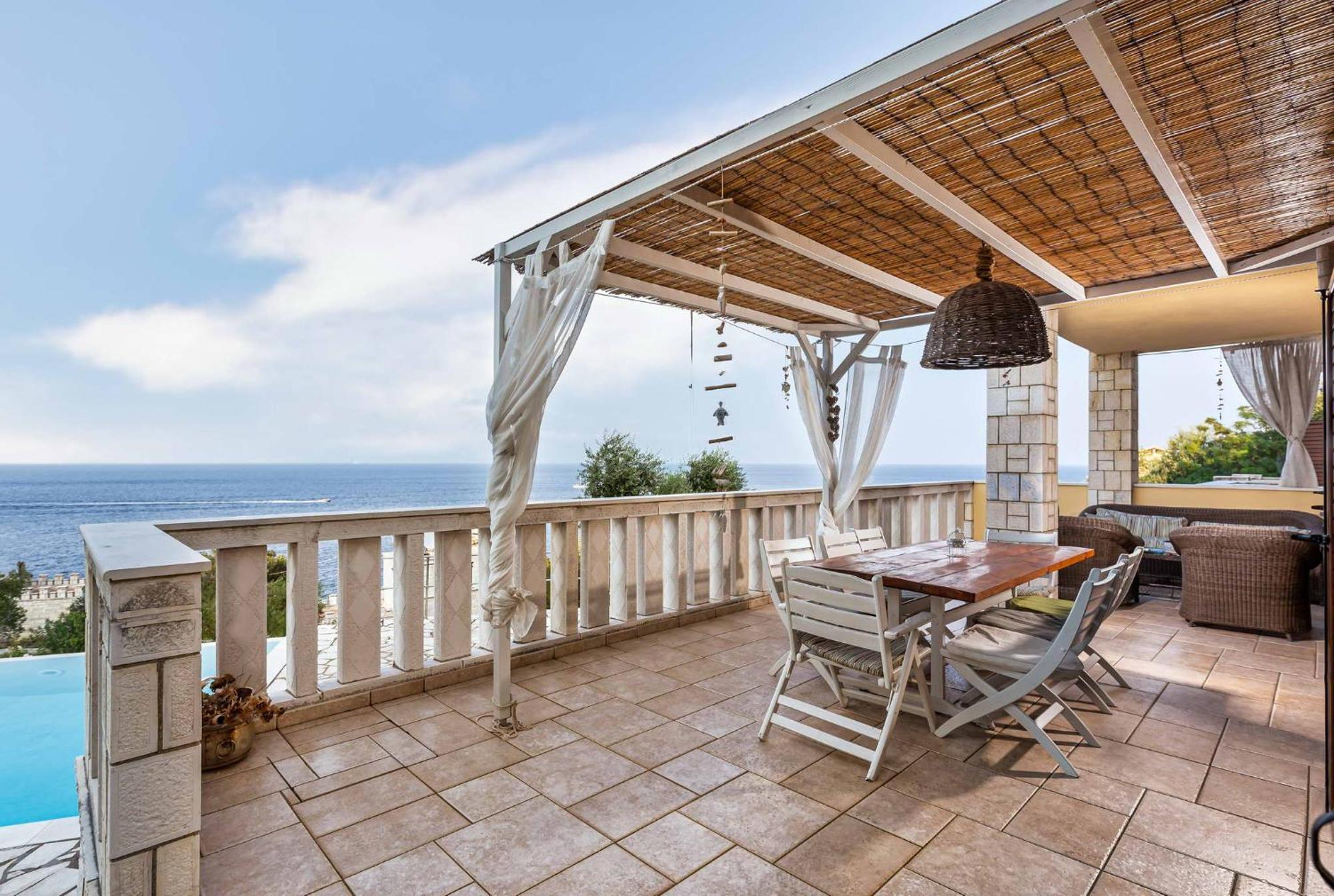 Ionia With Pool And Sea View Villa