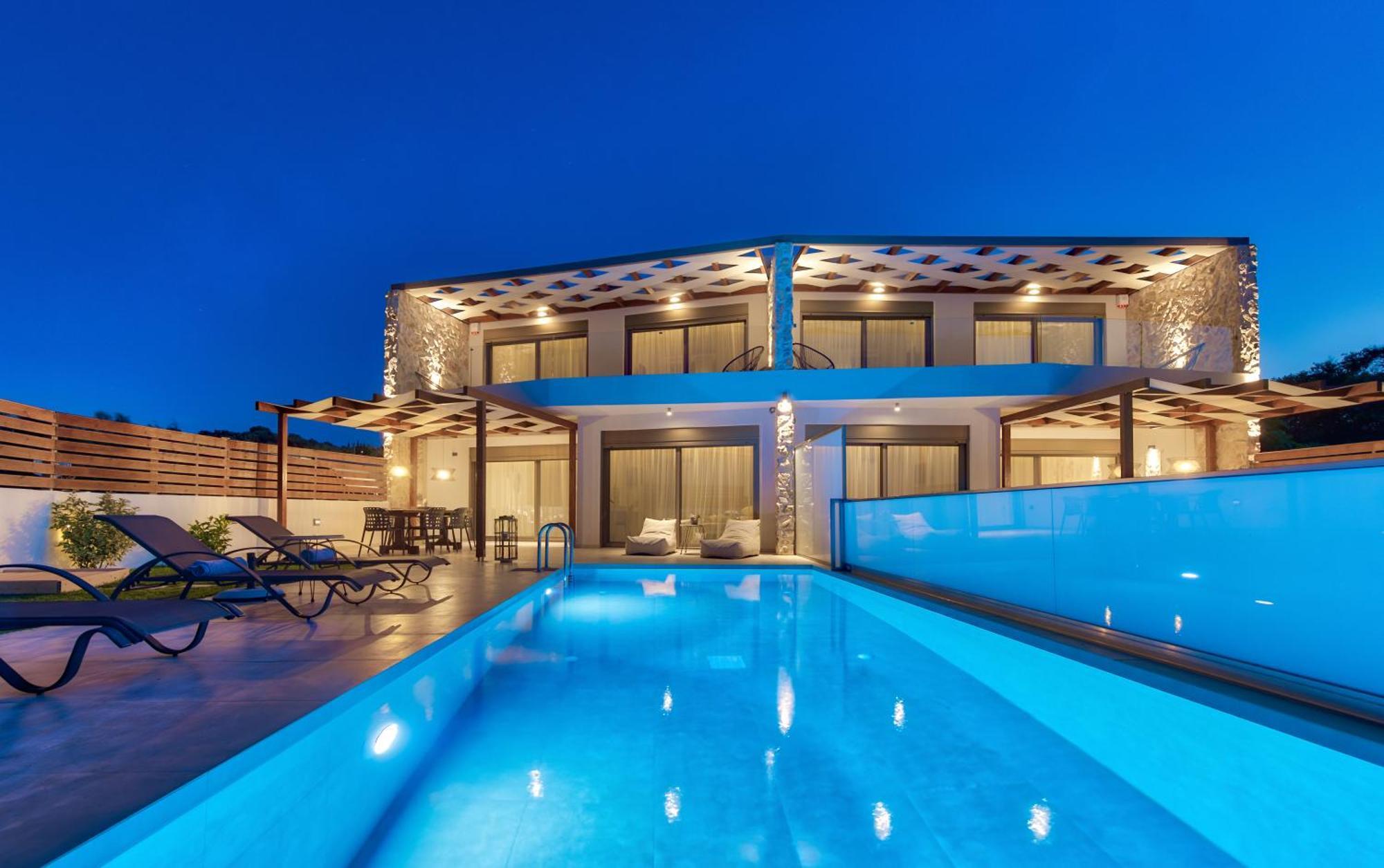 Villa Astarte Villas - Casa Petra Elia Villa With Pool Amoudi