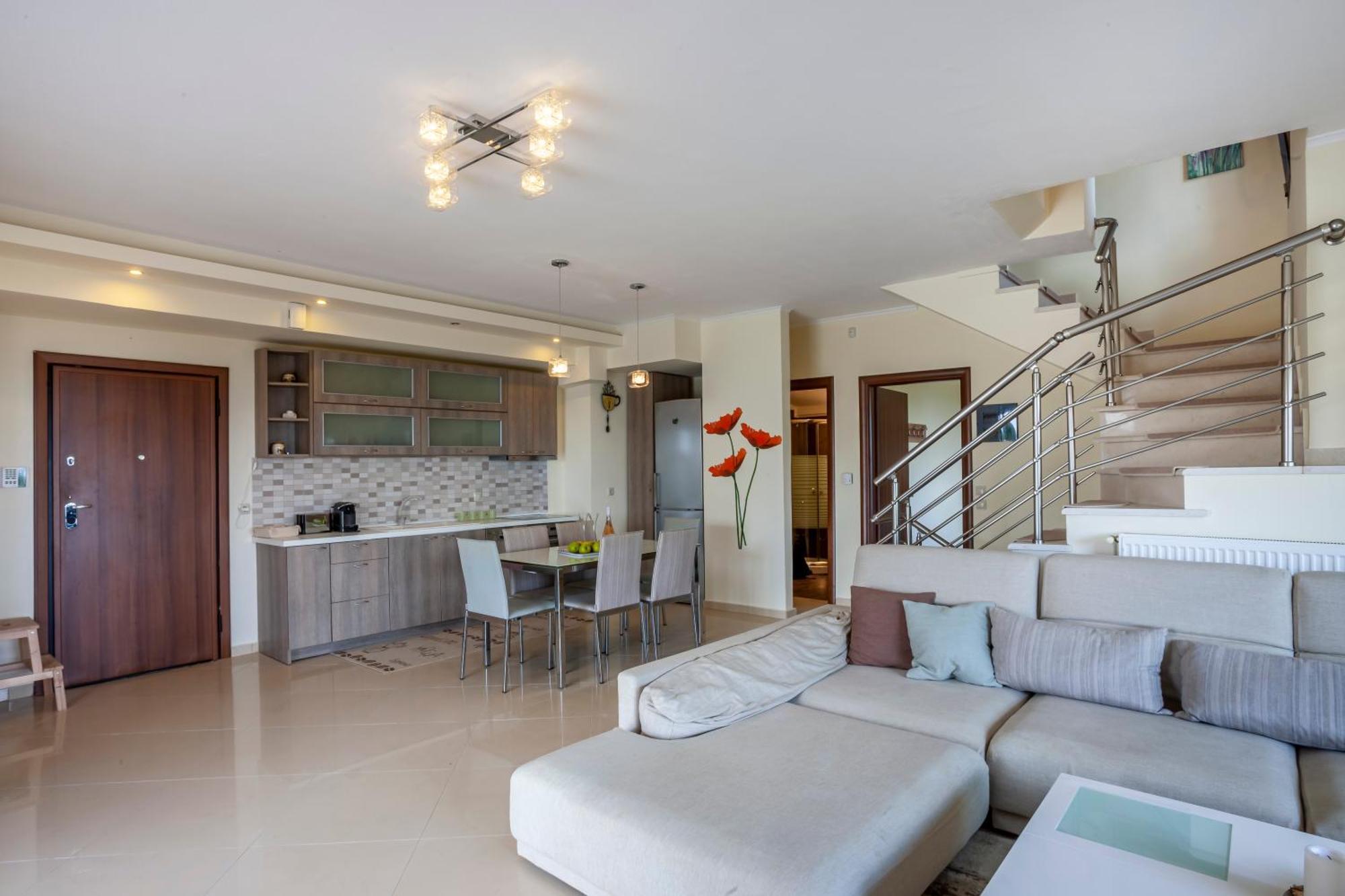 Villa Perfect View Deny With 6 Bedrooms And Heated Pool Hanioti
