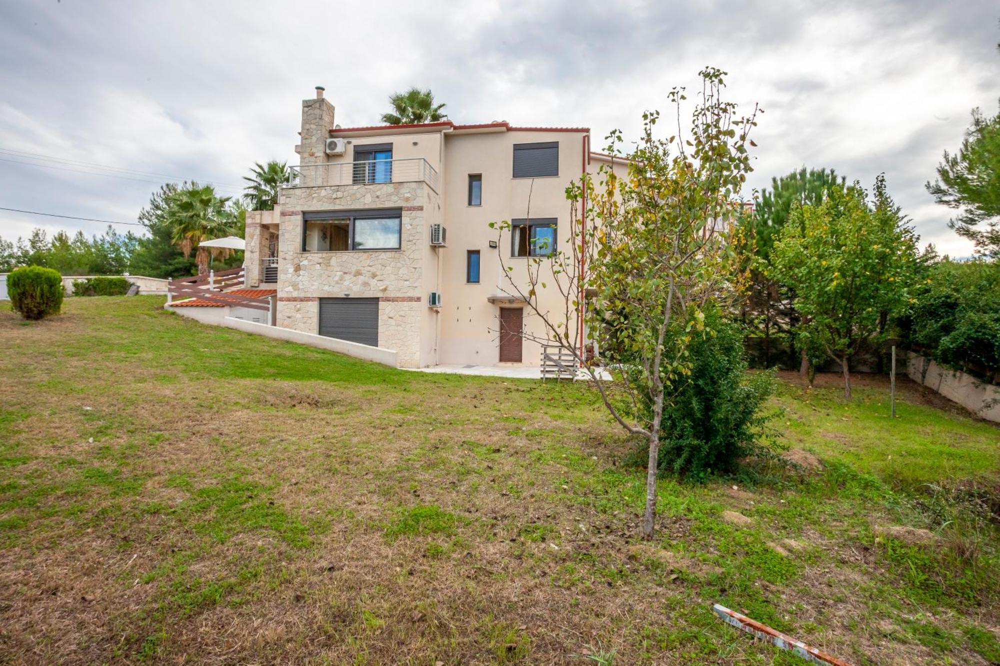 Villa Perfect View Deny With 6 Bedrooms And Heated Pool Hanioti