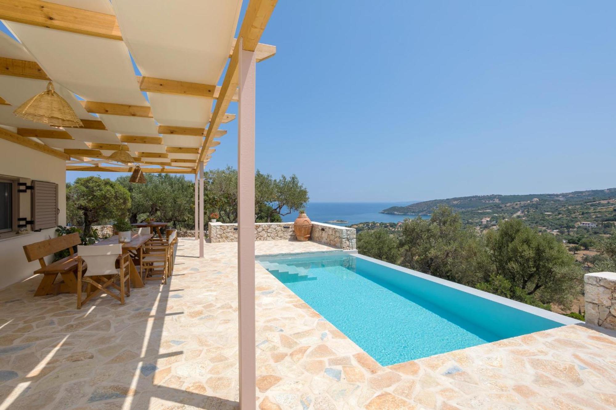 Seva Sea View - Perfect For Romantic Getaways With Pool And Sunrise & Sea Views Skinaria