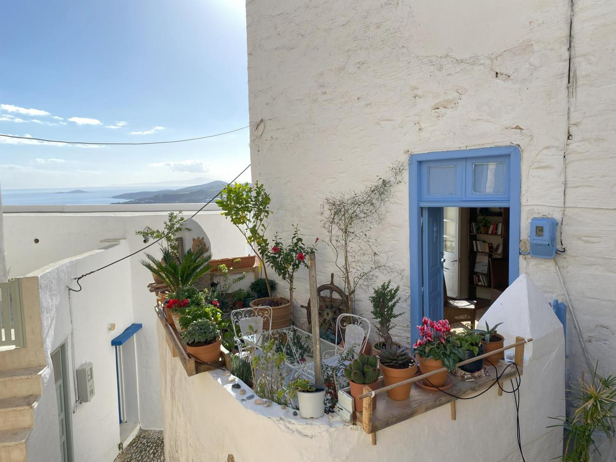 Jasmine Sea View With Blooming Patio Ano Syros
