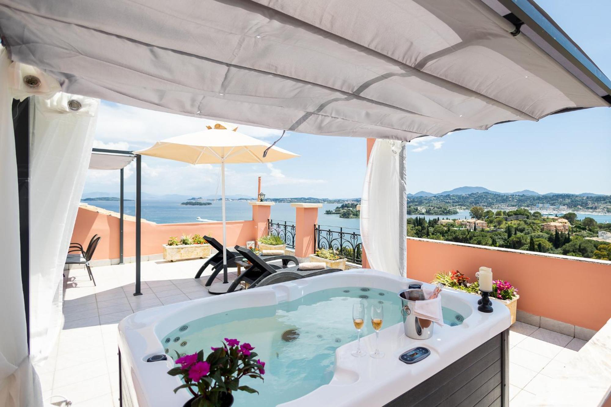 Holiday home Swan House By Corfu Collection - Panoramic View In