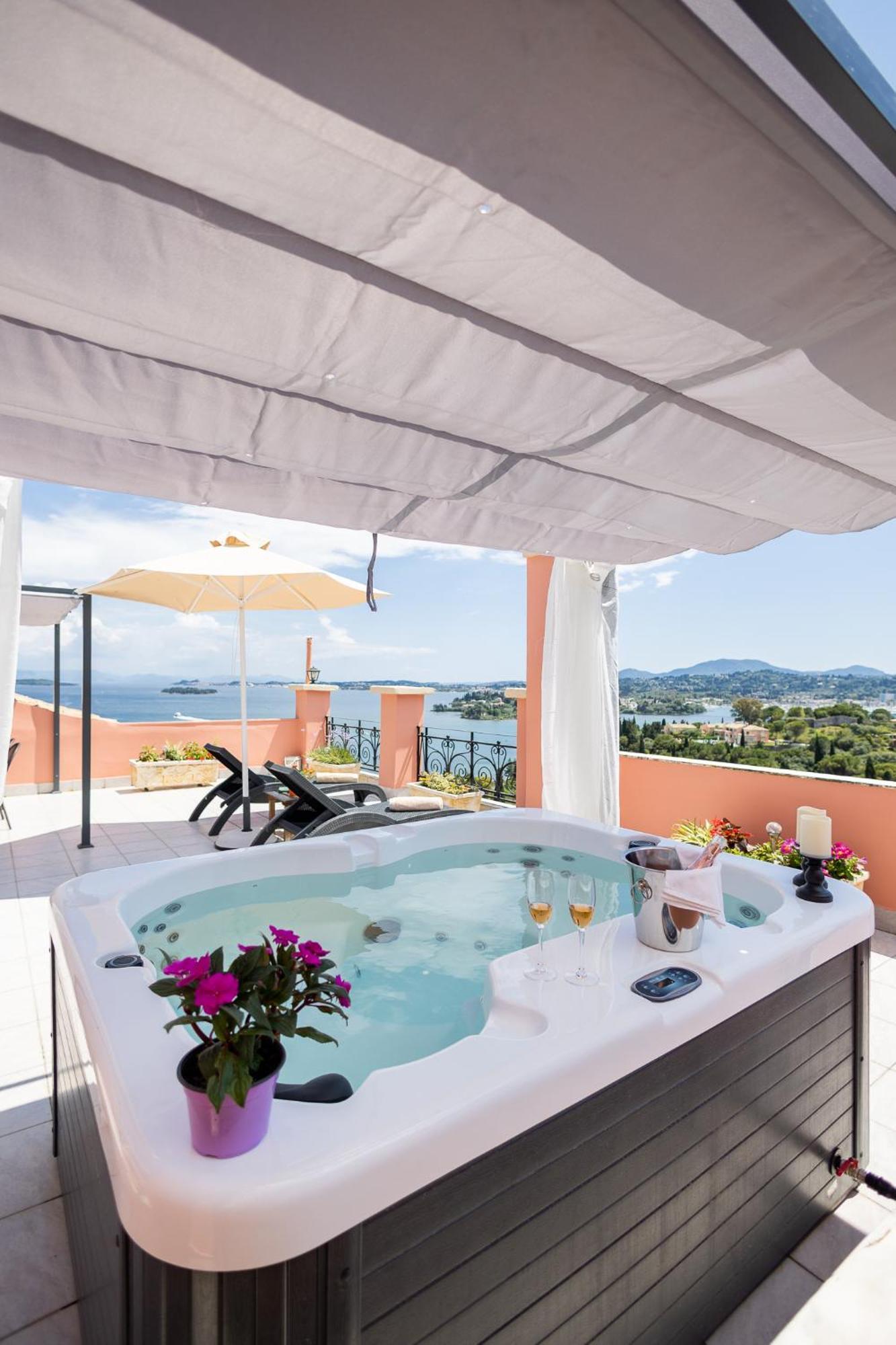 Swan House By Corfu Collection - Panoramic View In Holiday home