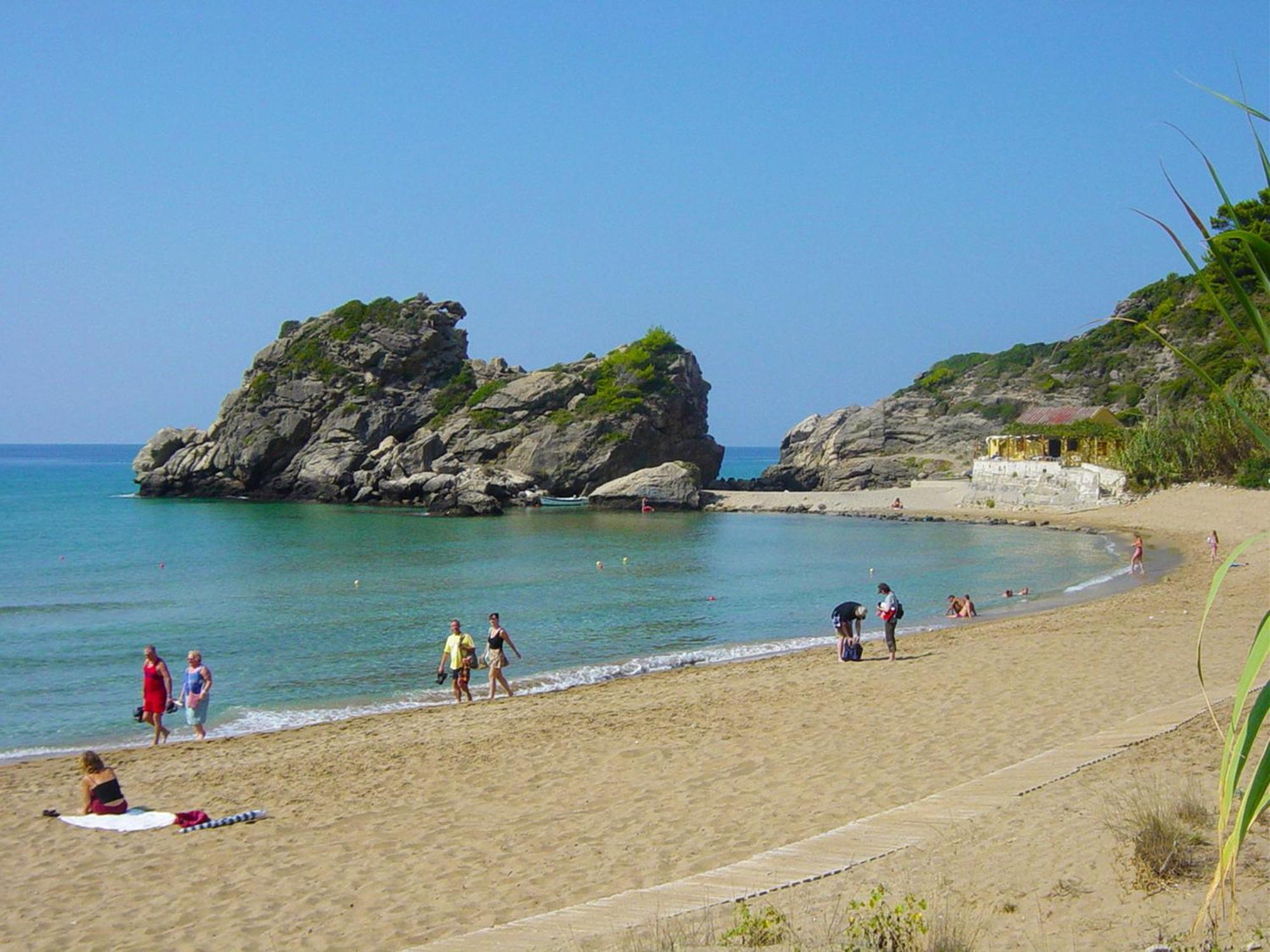 And With Swimming Pool And Sea View In Beach, Corfu Pelekas