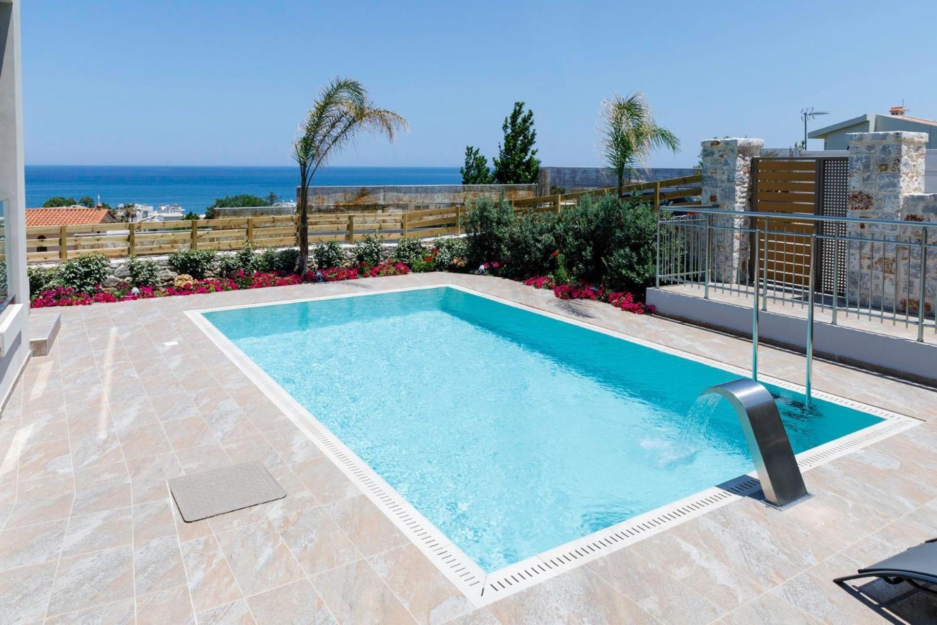 Exquisite Crete Villa Villa Kleanthi 4 Bedroom Private Pool Panoramic Sea View Chania