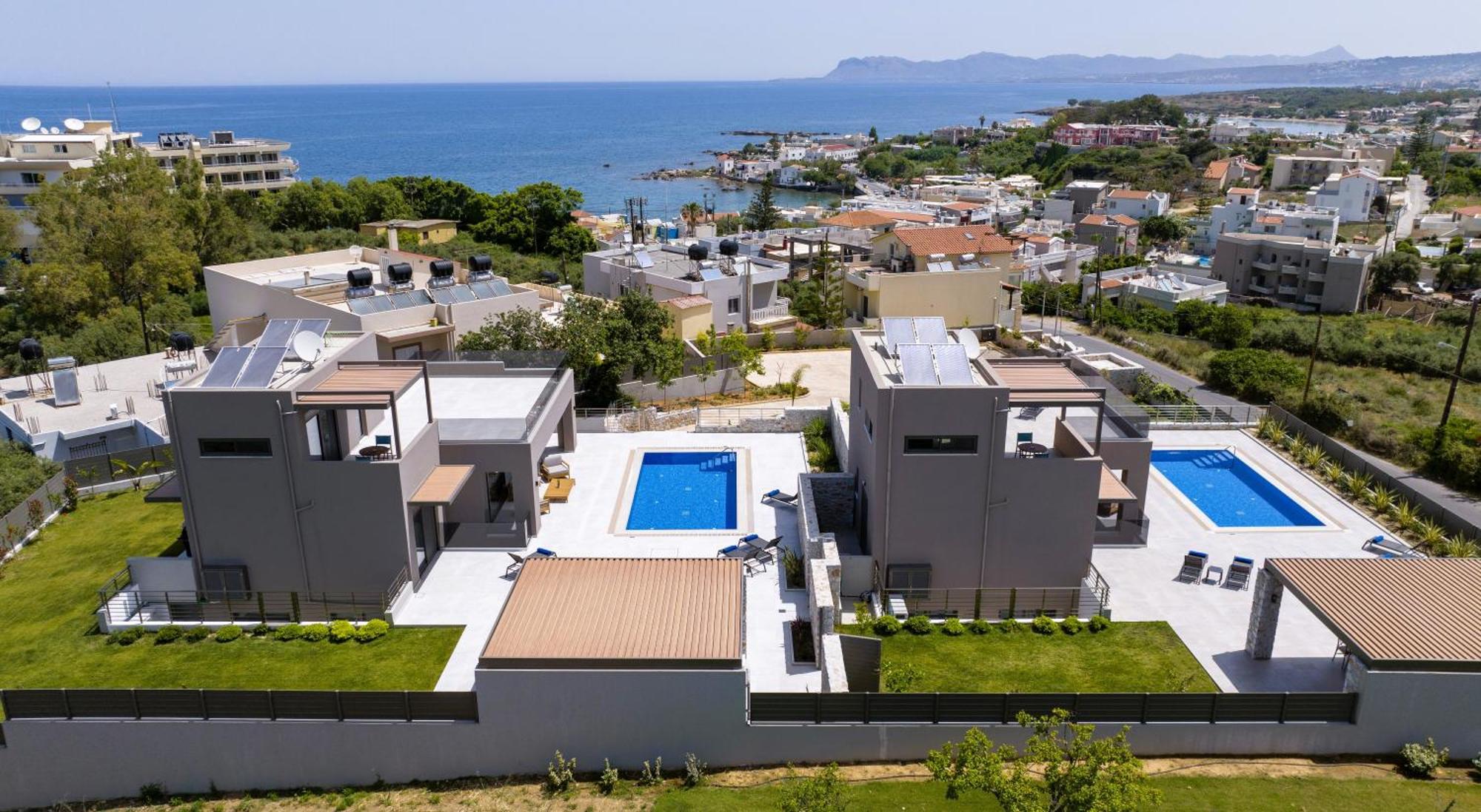 Imperium Luxury Villas-sauna, Jacuzzi, Heated Pool & Gym-chania Villa Kato Galatas
