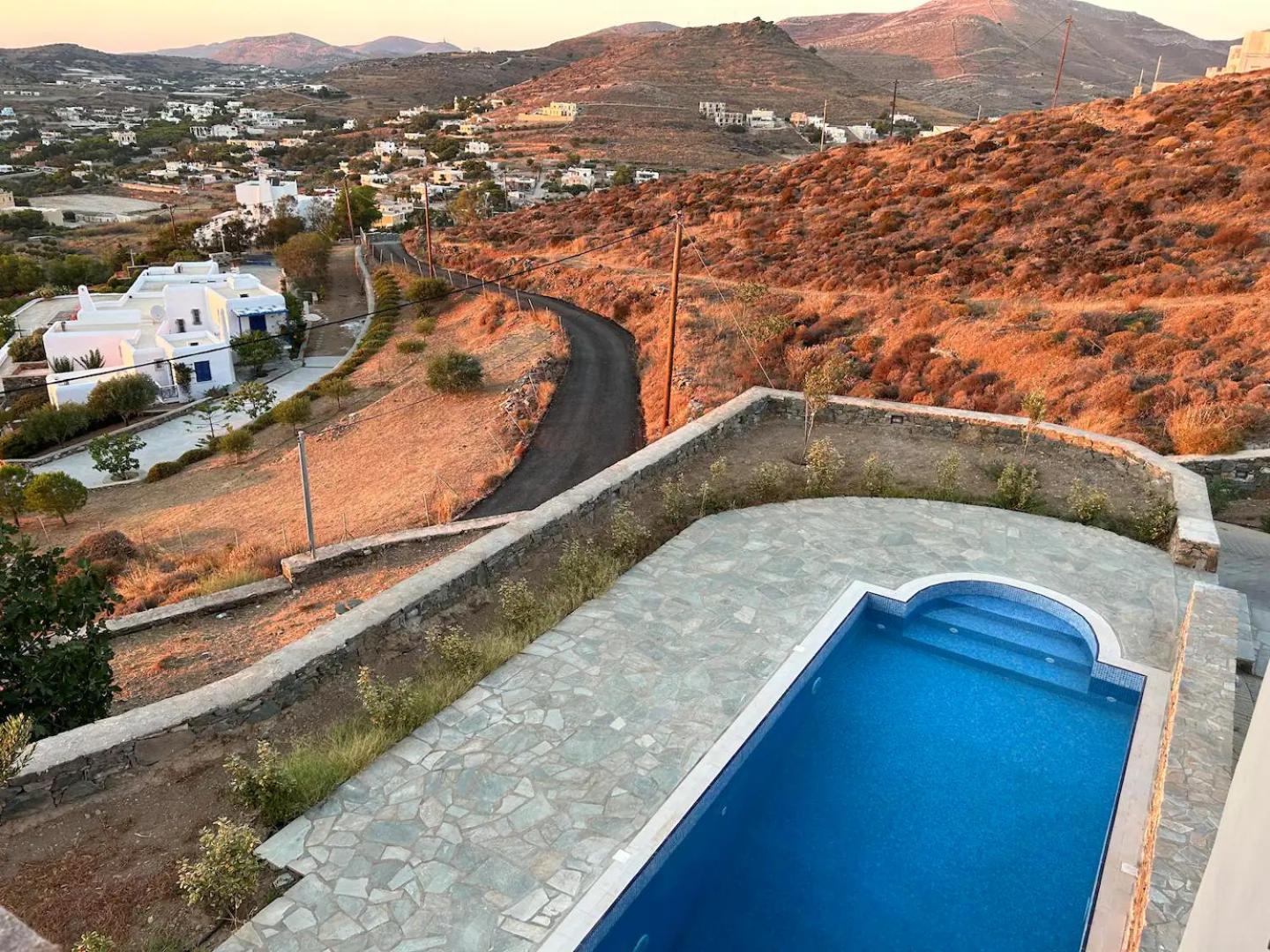 Stelios-korina With Pool And Stunning View In Syros Posidonia Posidhonia (Syros)