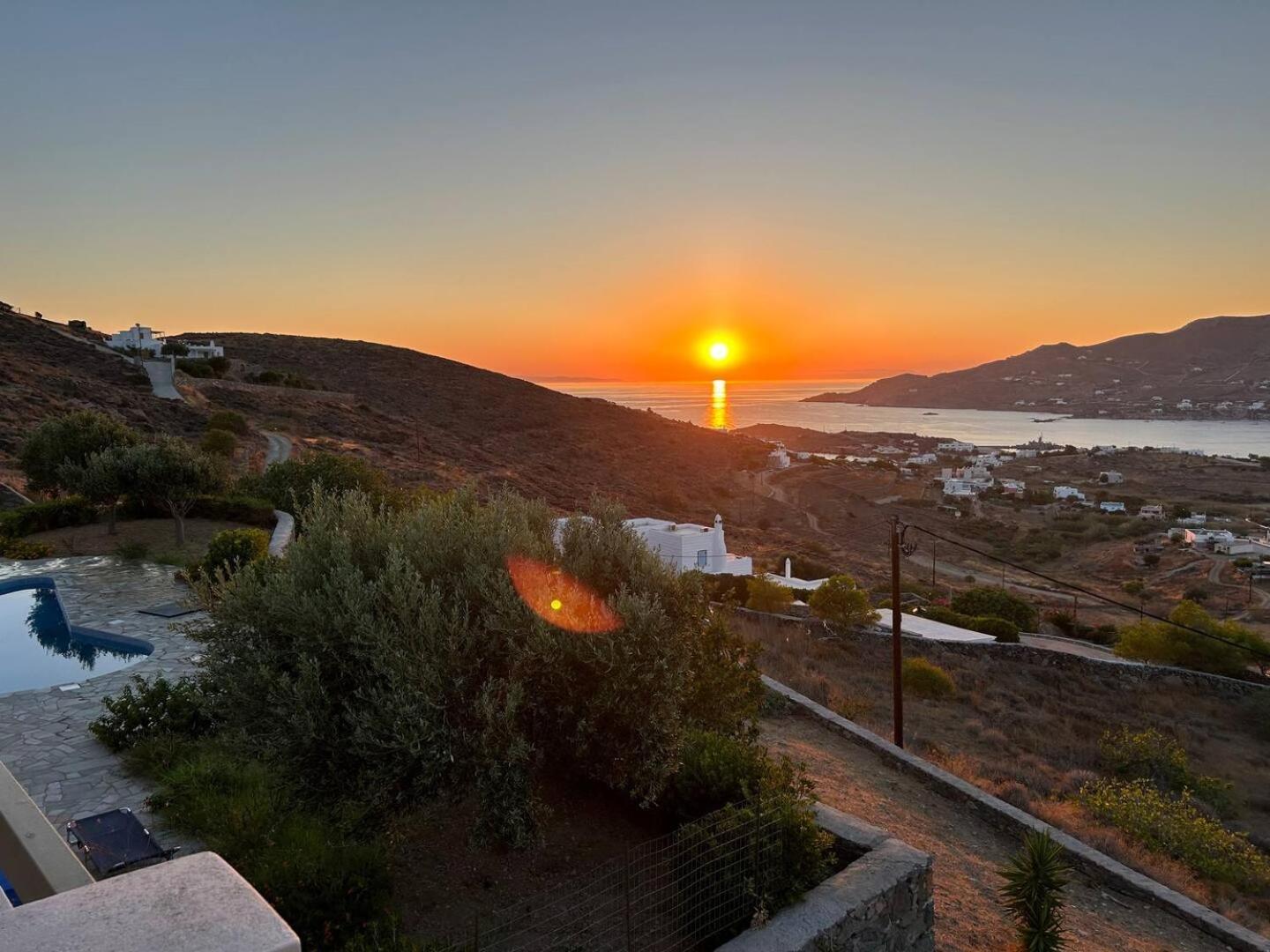 Stelios-korina With Pool And Stunning View In Syros Posidonia Villa