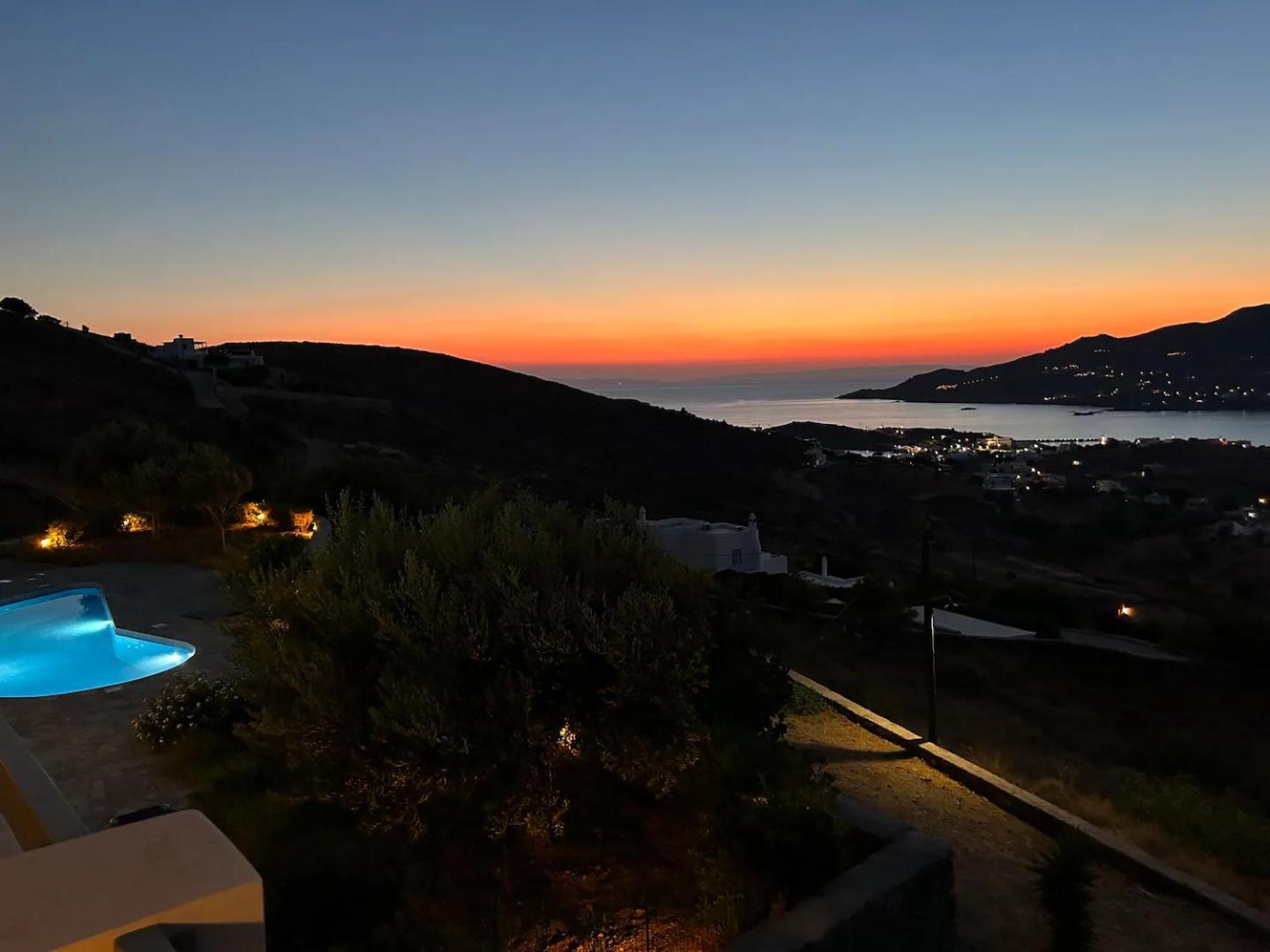 Villa Stelios-korina With Pool And Stunning View In Syros Posidonia Posidhonia (Syros)