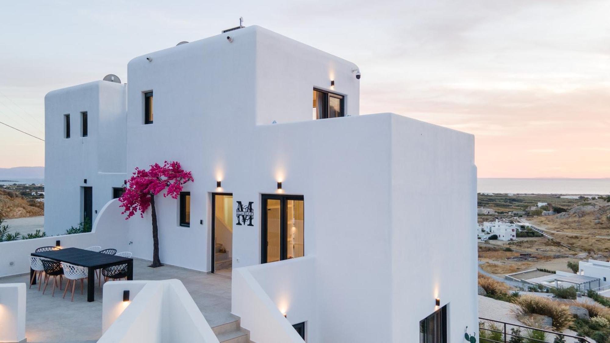 Villa Milagro 4br With Sea View Mikri Vigla Naxos City