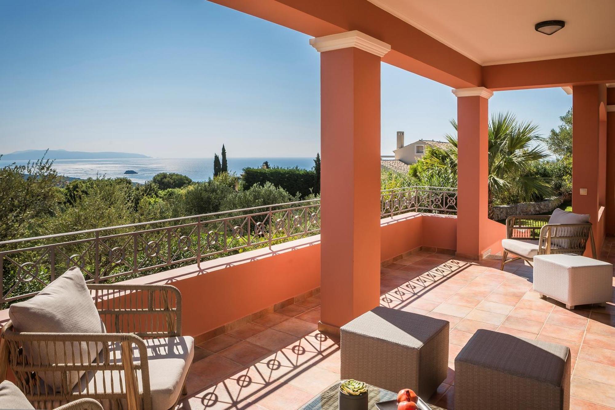 Superb Kefalonia Villa 4 Bedrooms Villa Froso Stunning Sea Views Sunny Roof Terrace Lakithras Villa Fokata