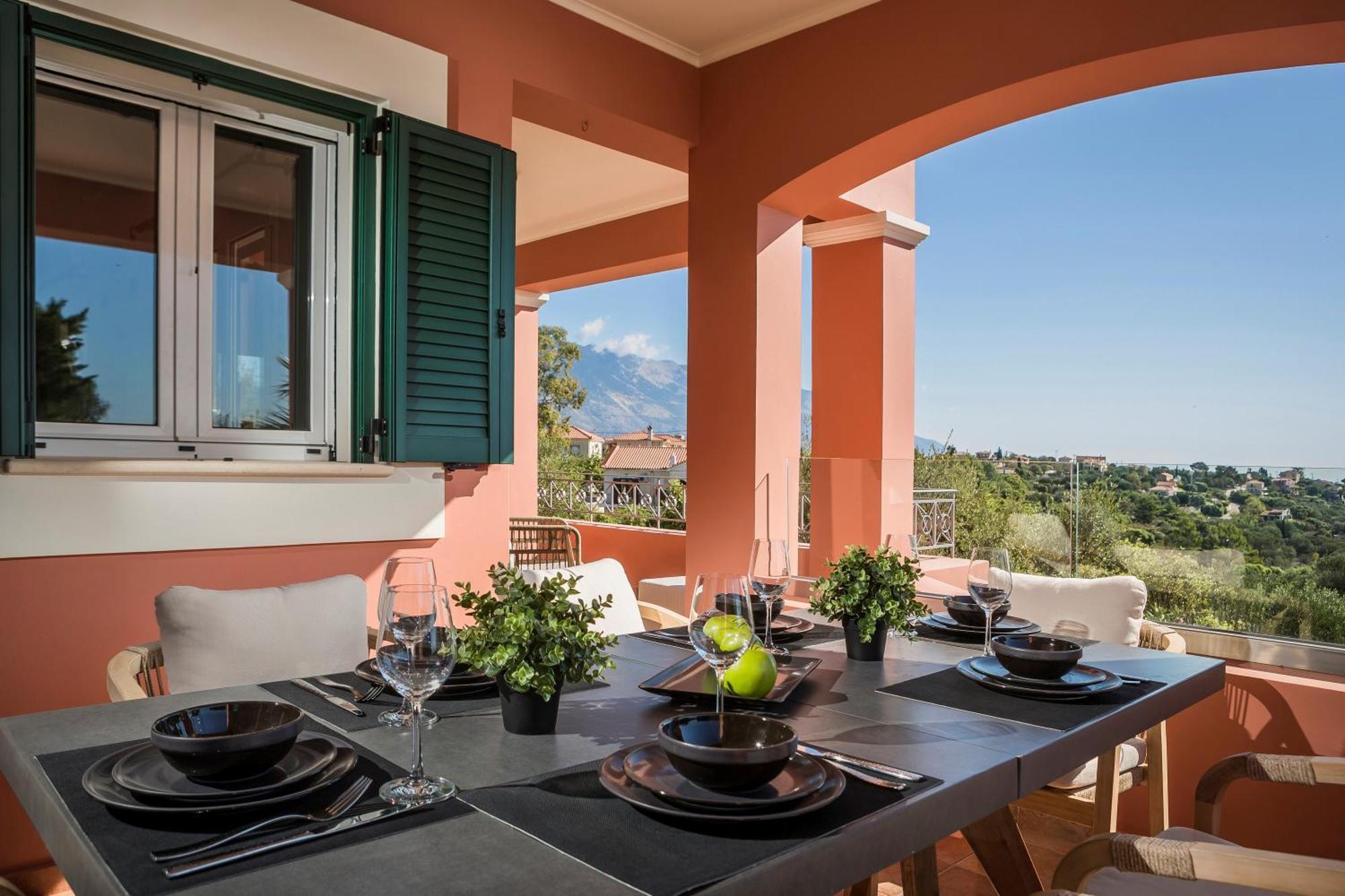 Villa Superb Kefalonia Villa 4 Bedrooms Villa Froso Stunning Sea Views Sunny Roof Terrace Lakithras Fokata