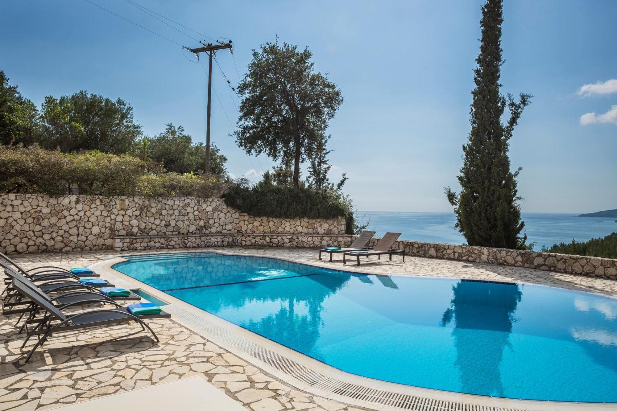 Villa Endearing Kefalonia 3 Bedrooms Afrato Sea View Private Pool Wonderful Sea View Trapezaki *