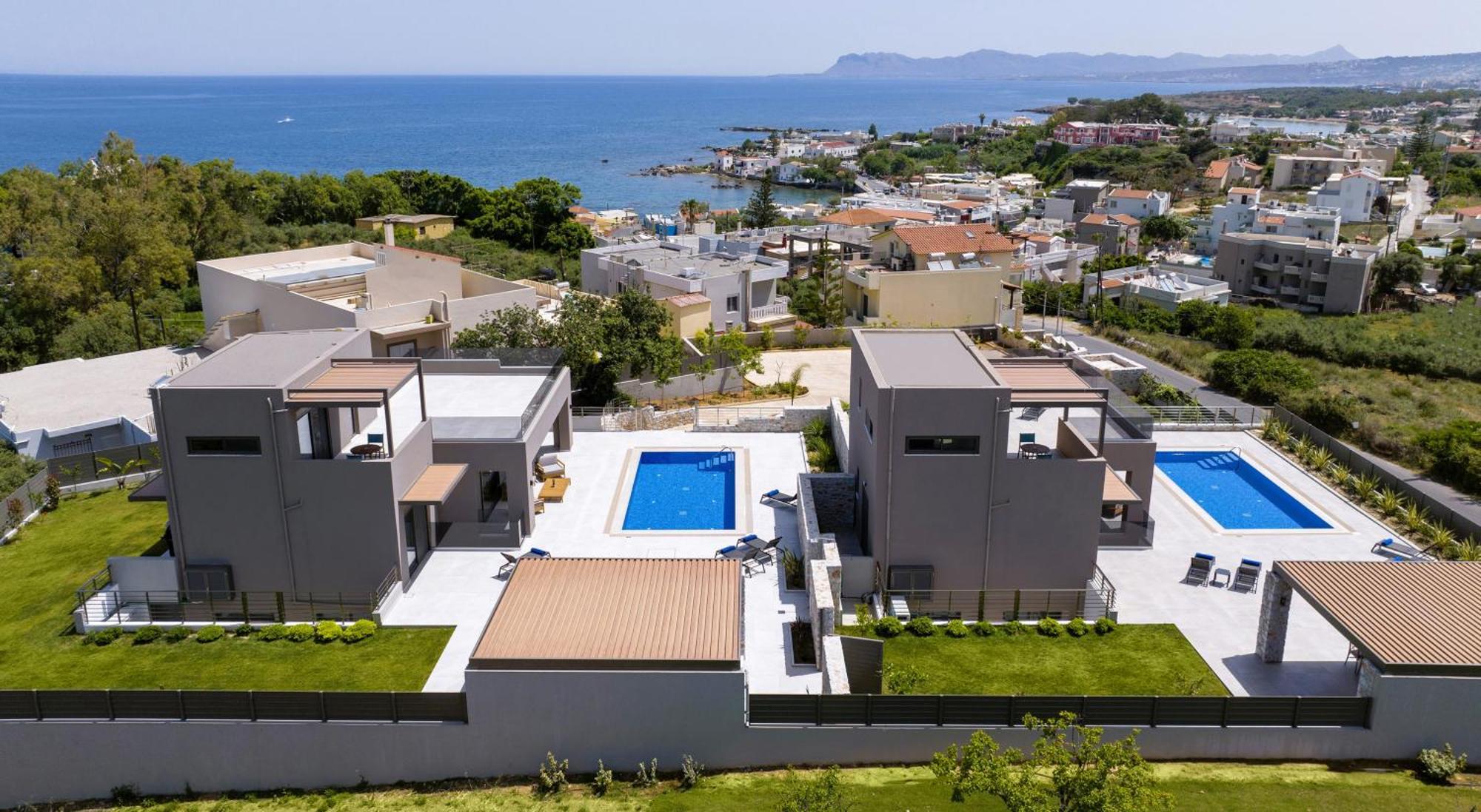 Villa Imperium Luxury Villas-sauna, Jacuzzi, Heated Pool & Gym-chania *