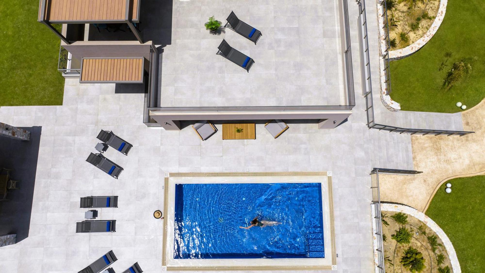 Villa Imperium Luxury Villas-sauna, Jacuzzi, Heated Pool & Gym-chania Kato Galatas