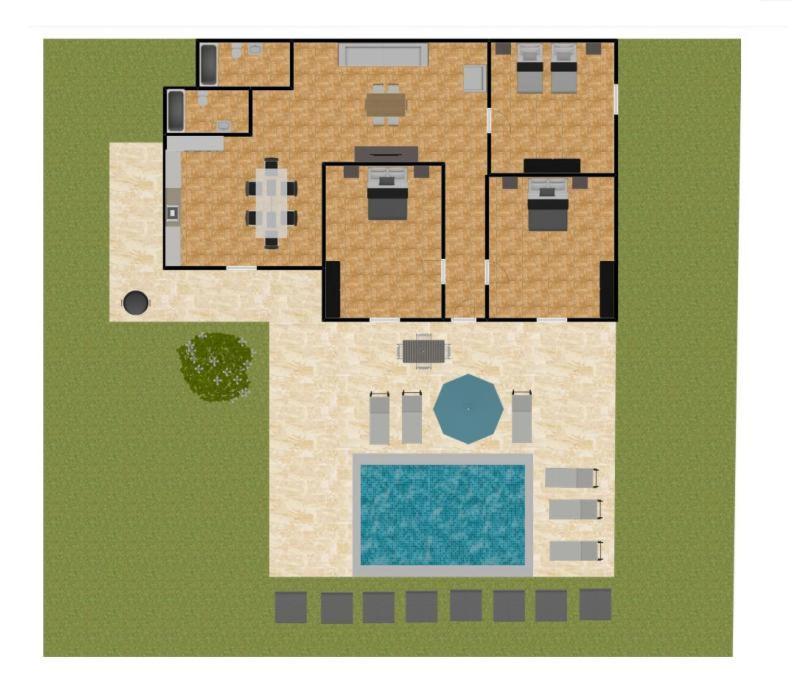 Villa Maro Large Private Pool Ac Wifi