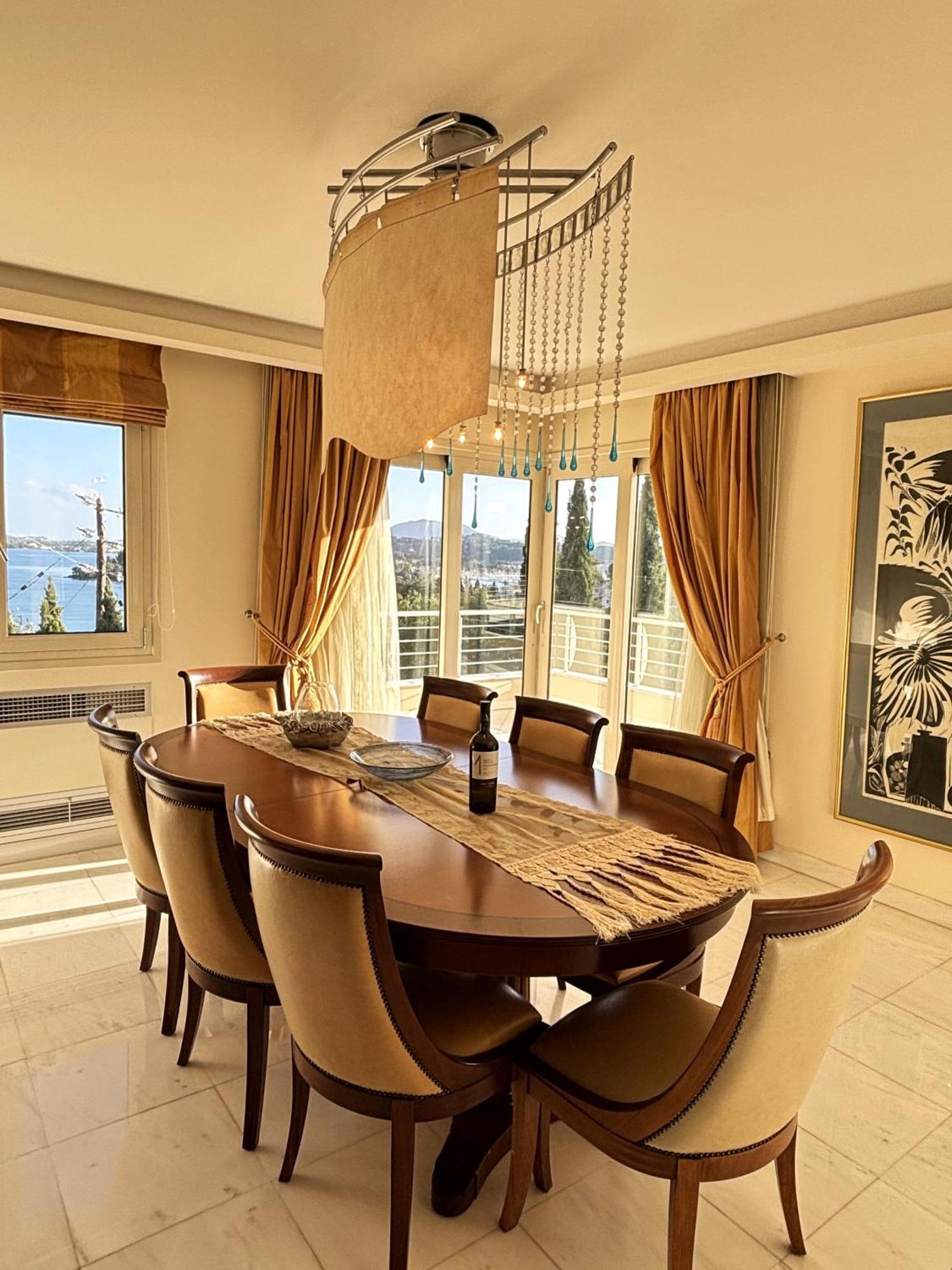Liberty: Classic Luxury Sea View With Private Pool Villa Kommeno (Corfu)
