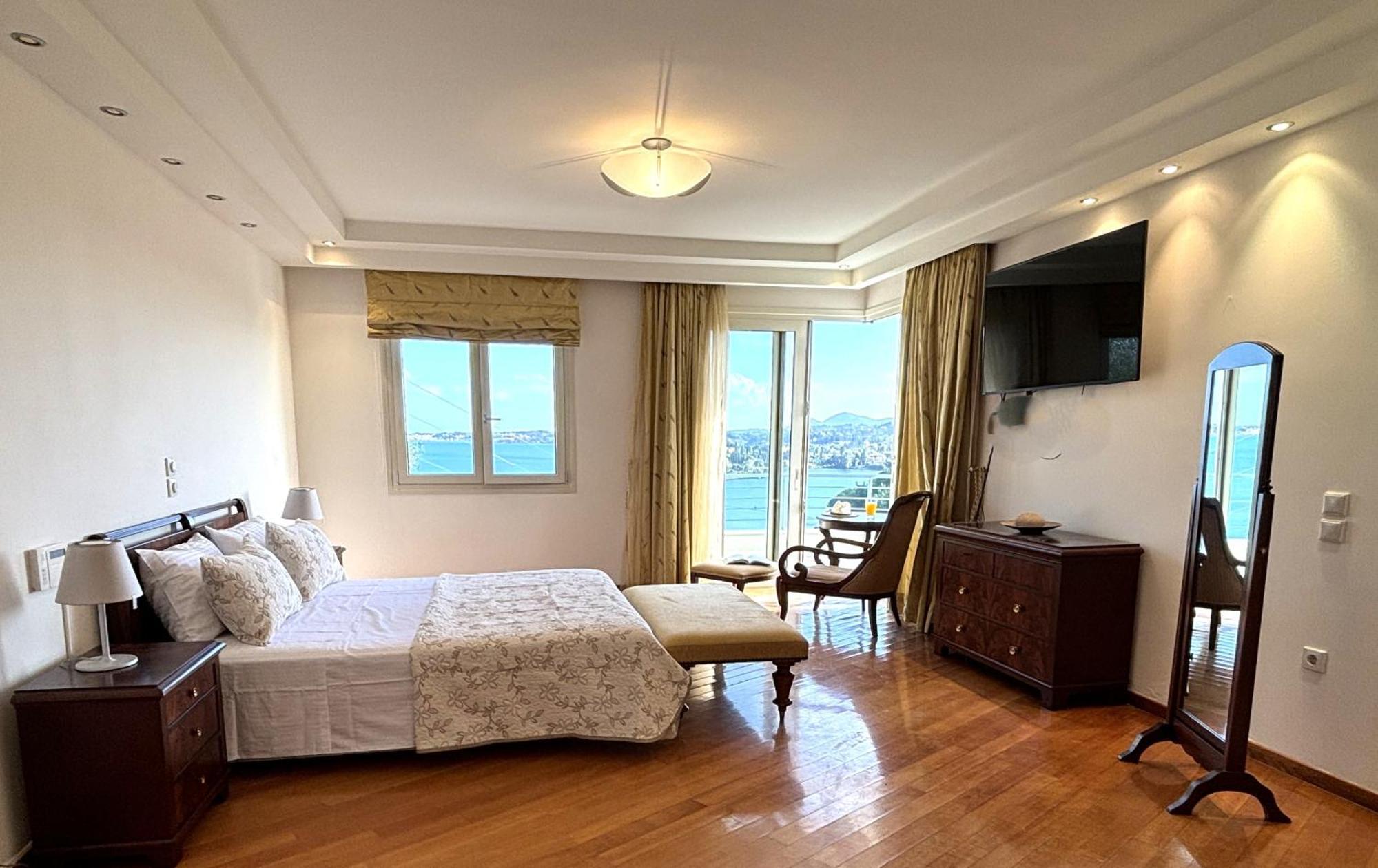 Liberty: Classic Luxury Sea View With Private Pool Villa Kommeno (Corfu)