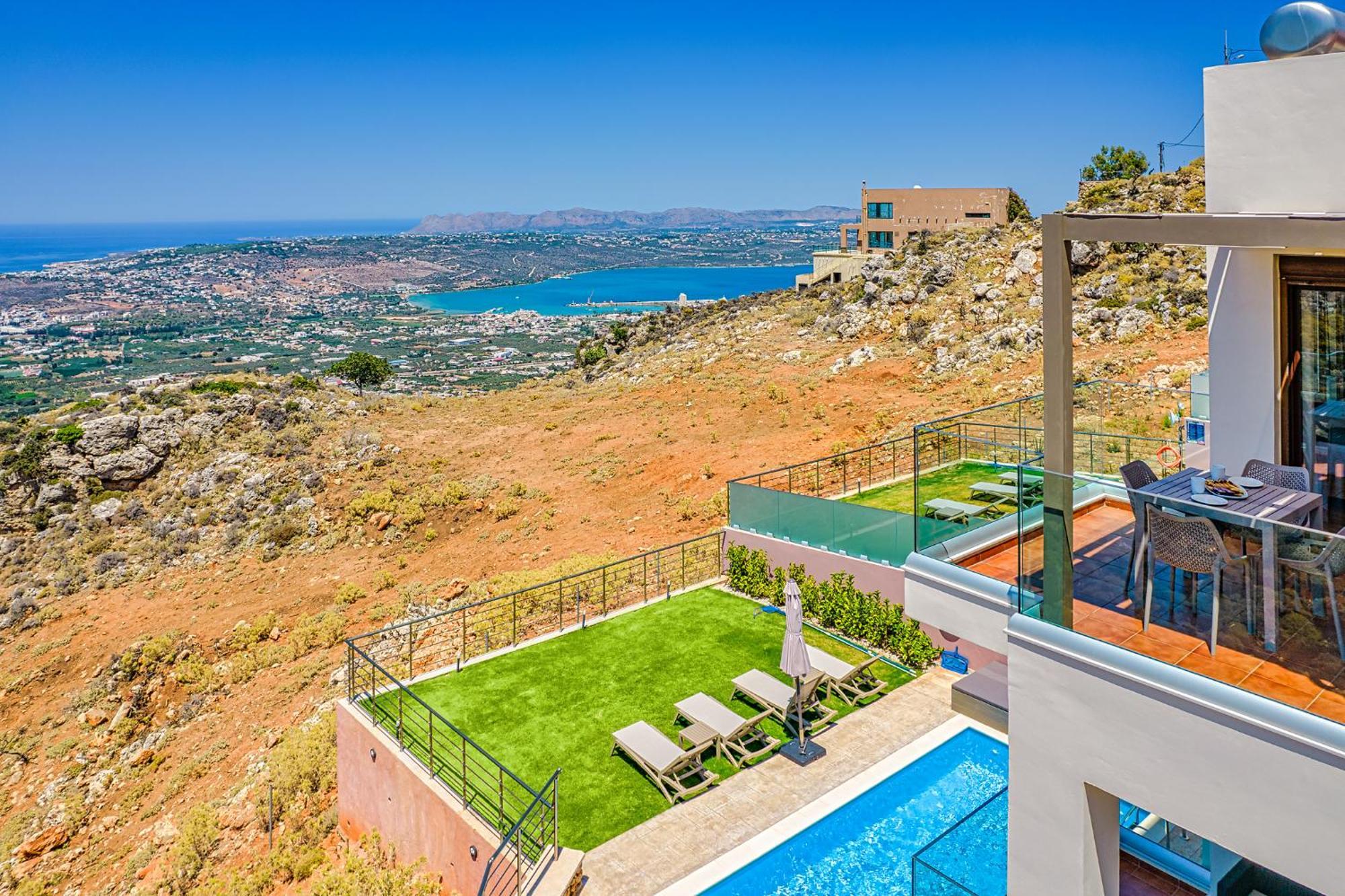 Lia Chania With Private Ecologic Pool And Amazing View! Villa *
