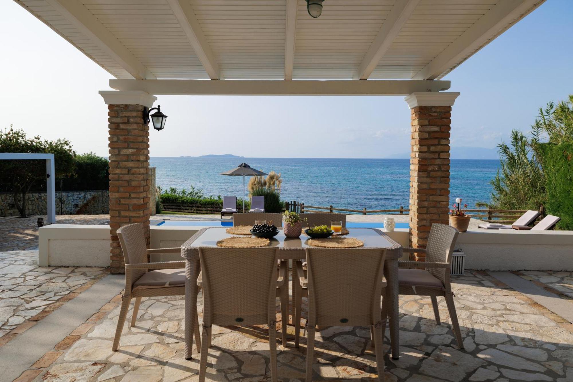 Beachfront Dionysos - With Private Villa