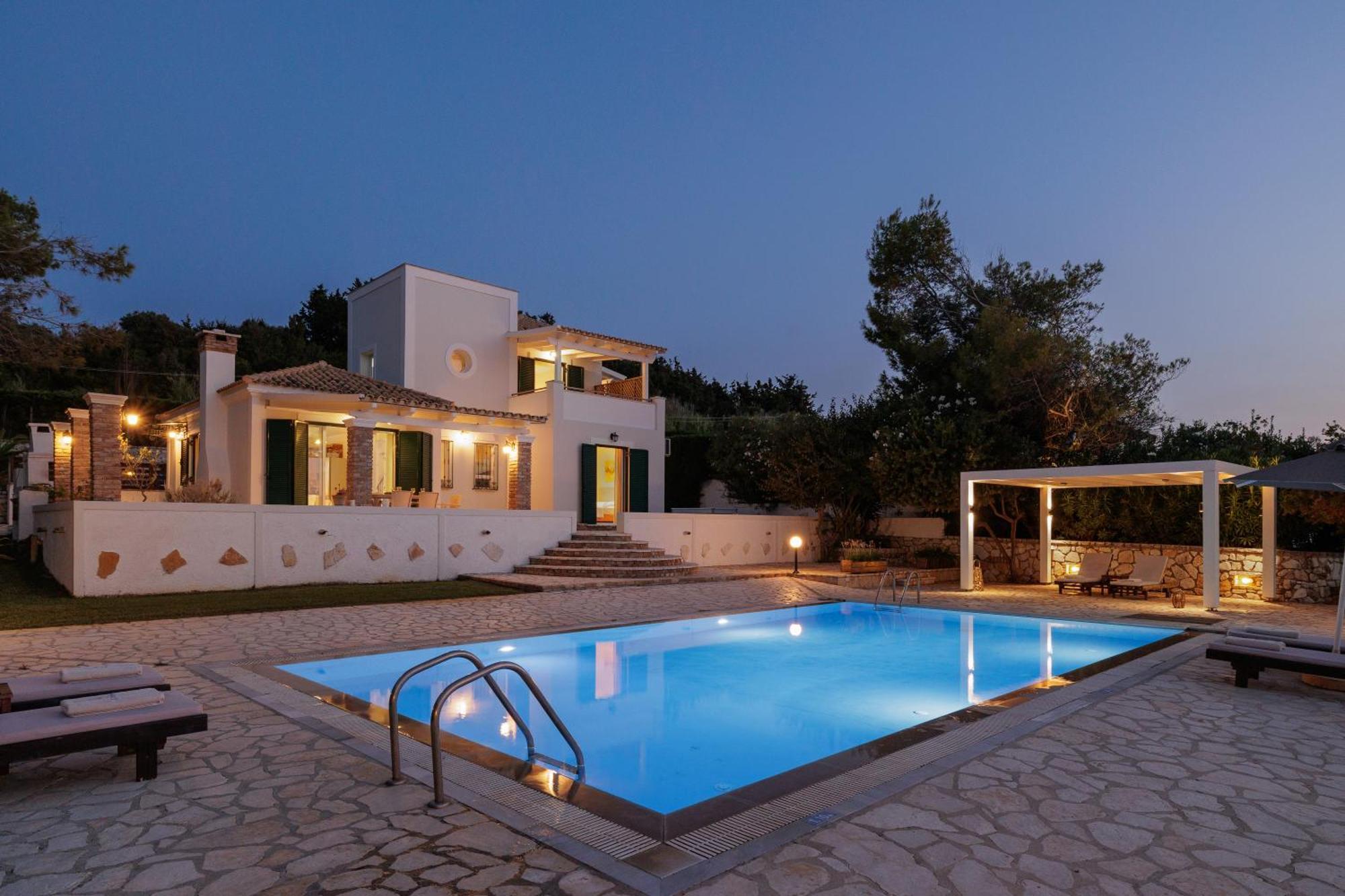 Beachfront Dionysos - With Private Villa