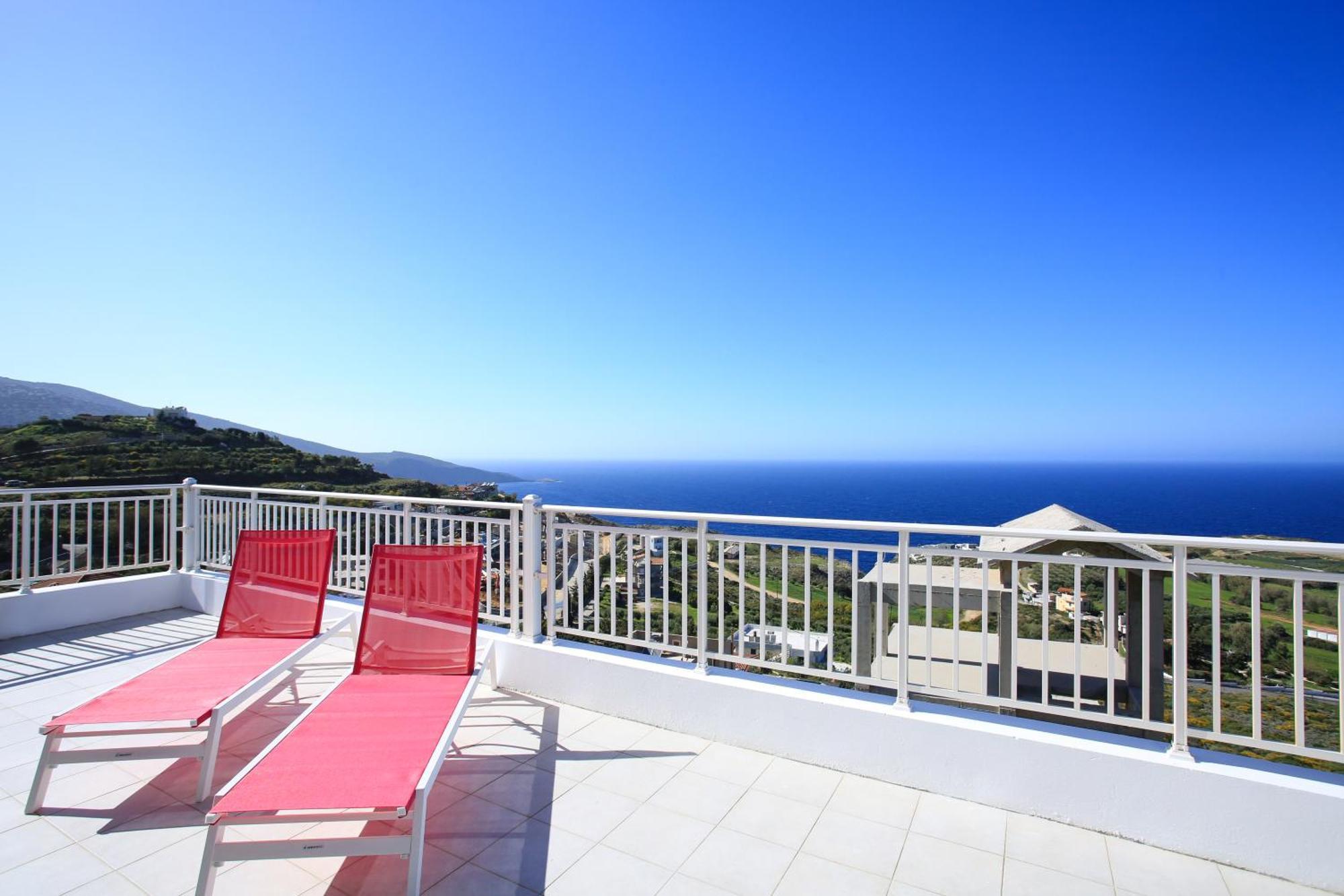 Villa Beautiful With Sea View - Sleeps 2-6 - Travel Cot Included Agia Pelagia (Crete)