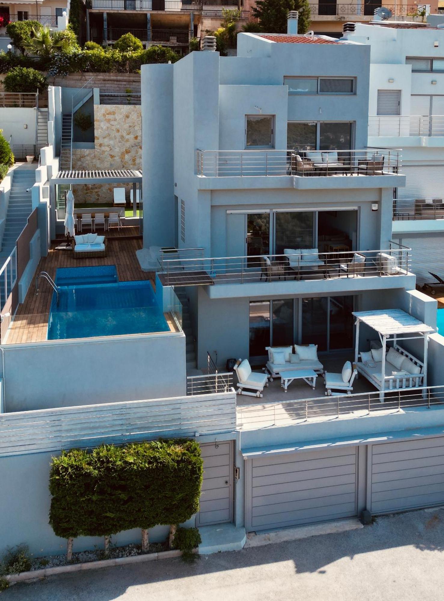 Azzura With Sea View & Private Pool At Athens Riviera * Agia Marina (Attica)