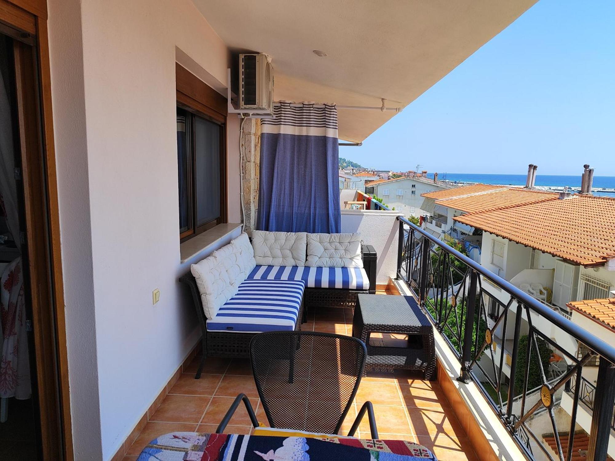 Navy Blue Apartment Nea Skioni