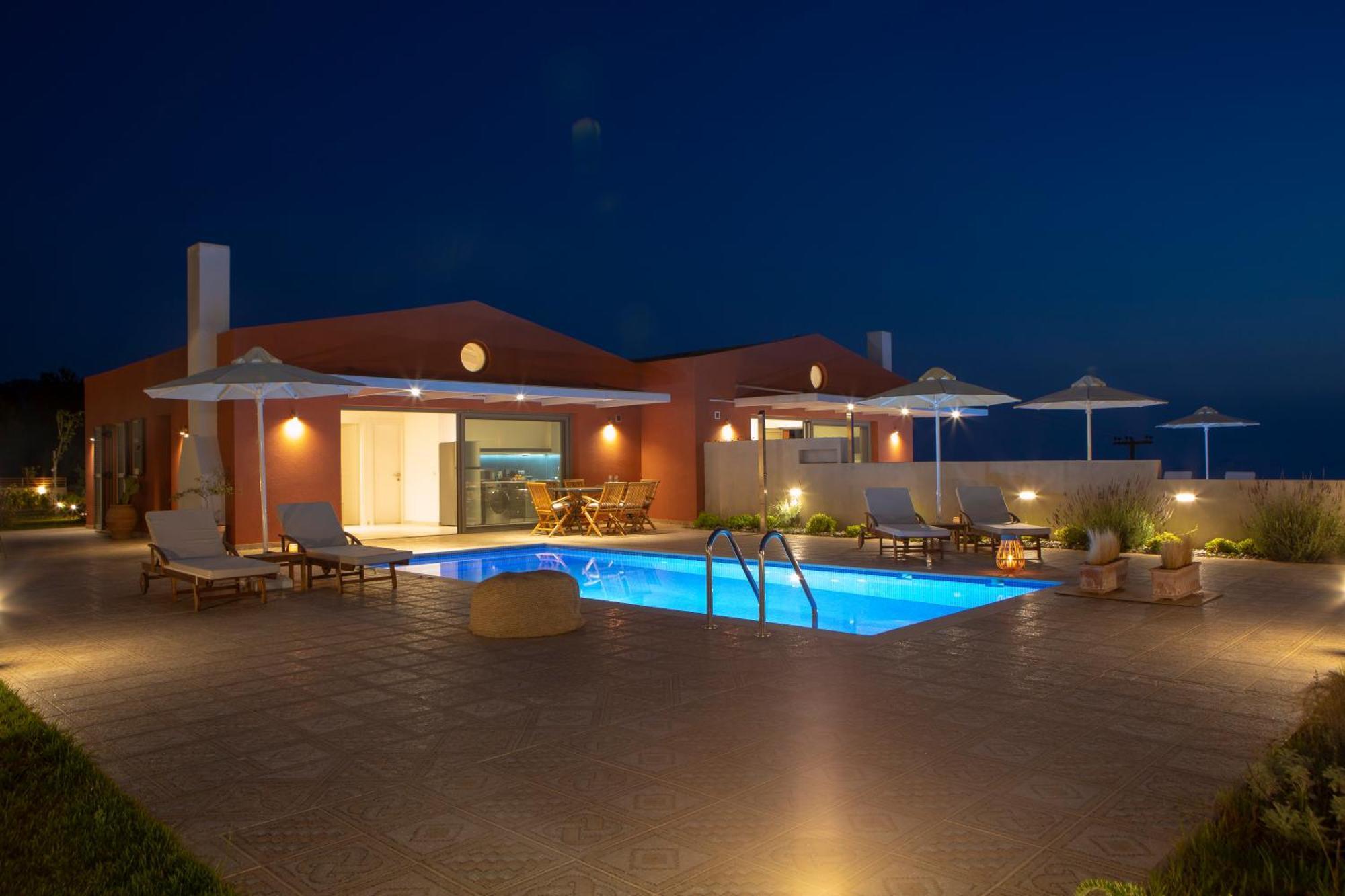 Avraam Sunset With Private Heated Pools By Imagine Lefkada Villa *